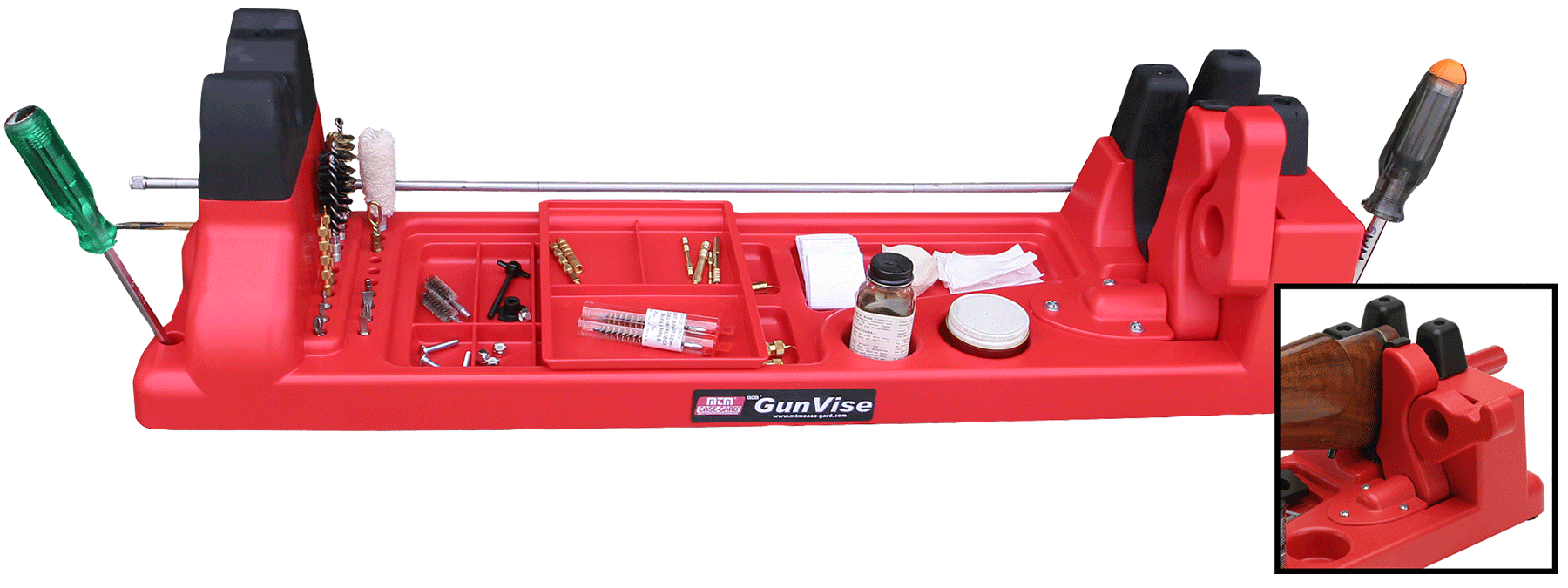MTM Case-Gard GV30 Gun Vise Cleaning Kit Rifle/Shotgun