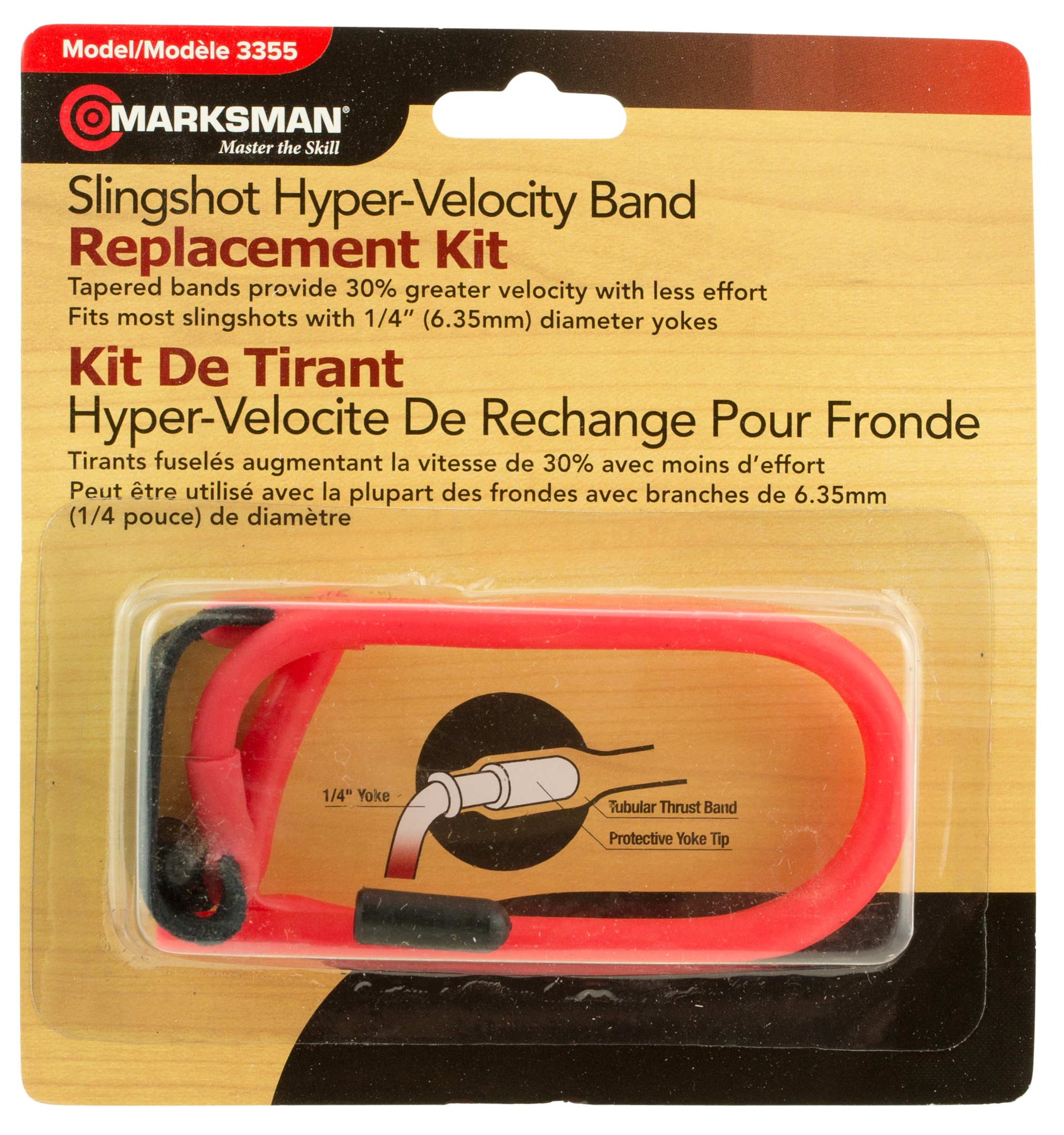 Marksman Hyper-Velocity Slingshot Band Replacement Kit