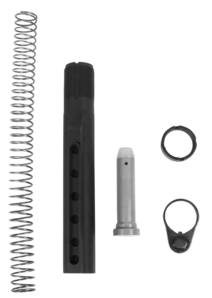 LBE Unlimited CBUFKIT Commercial Buffer Tube Kit6 Position AR-15 Black