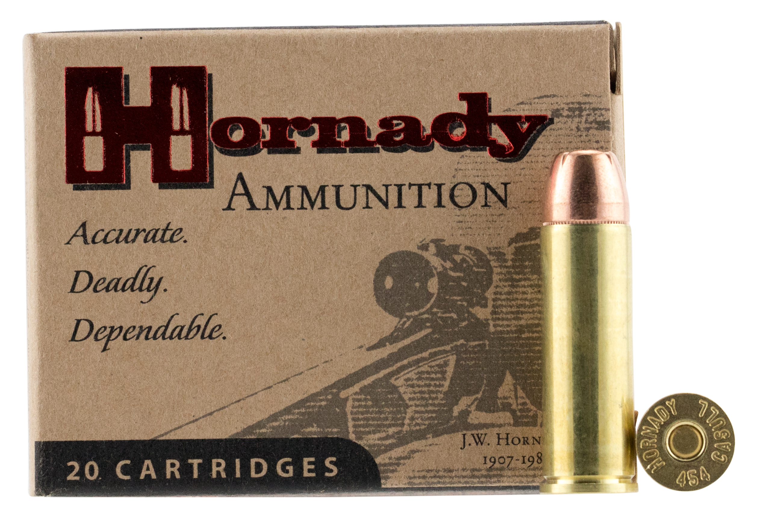 Hornady Custom Ammunition 454 Casull 240 Grain XTP Jacketed Hollow Point 20RD