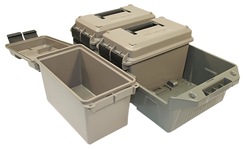 MTM 3-Can Ammo Crate Combo with 50 Caliber Cans Polymer Dark Earth