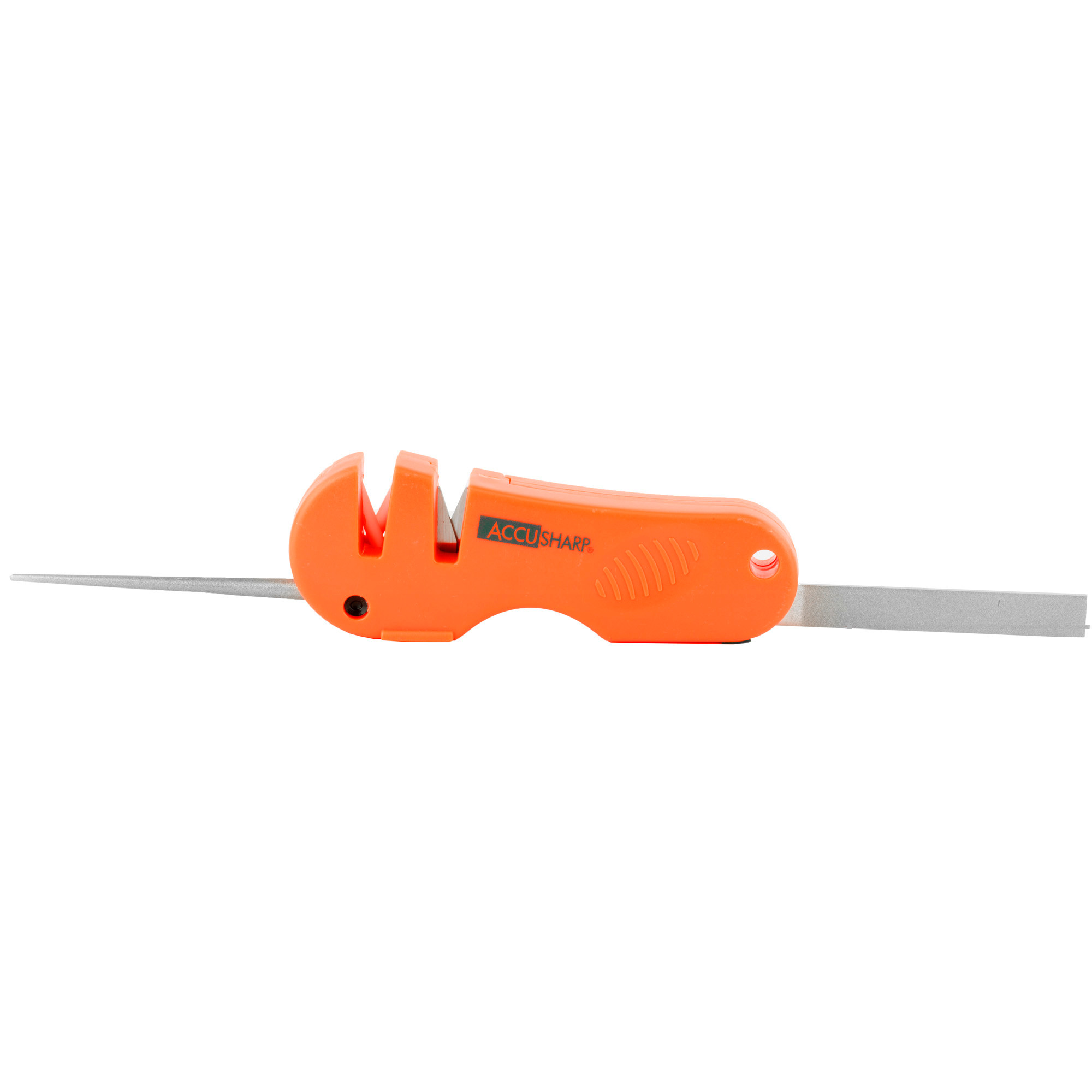 AccuSharp 028C 4-in-1 Sharpener Hand Held Coarse Tungsten Sharpener Orange