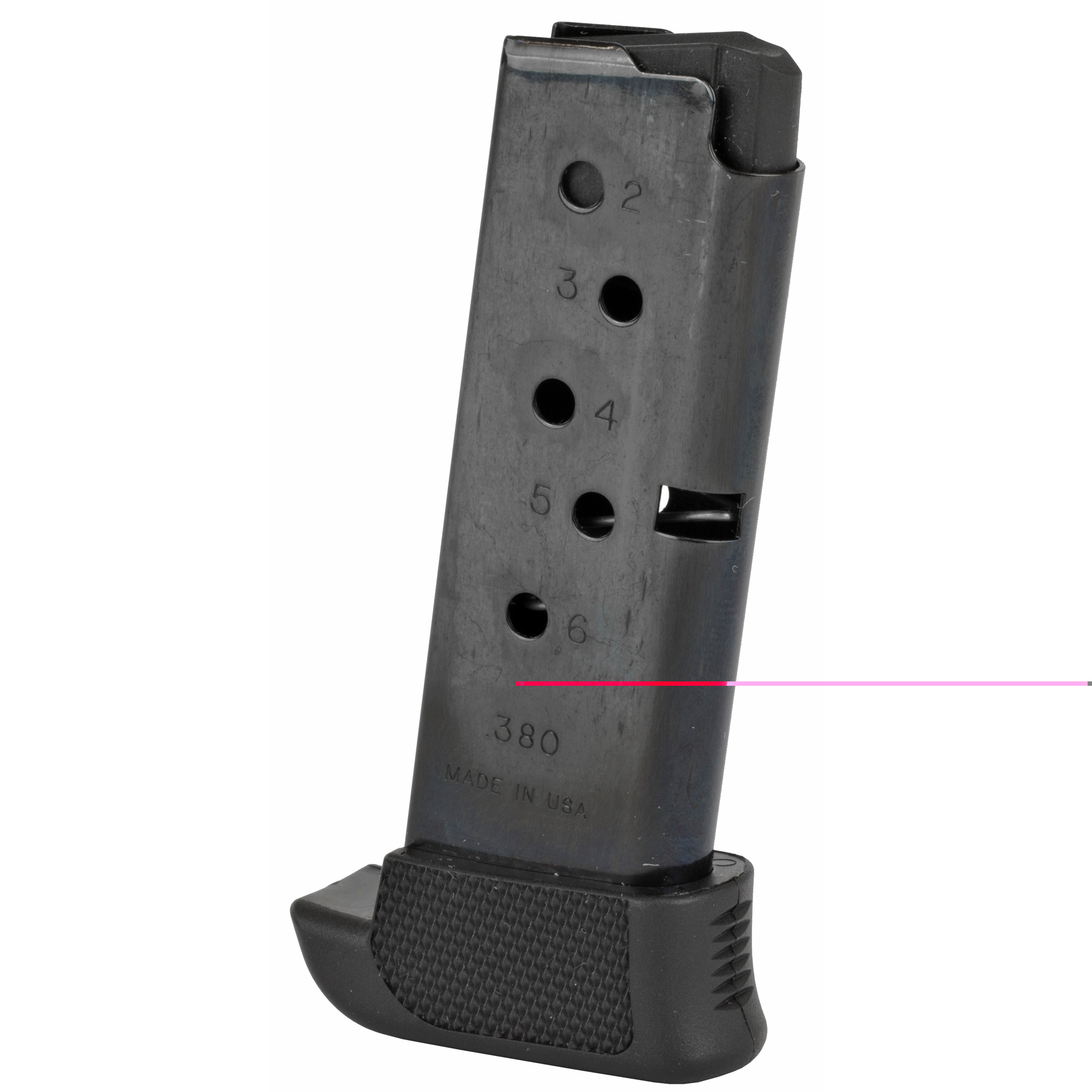 Ruger Magazine Ruger LCP 380 ACP 7-Round Steel Blue with Finger Rest