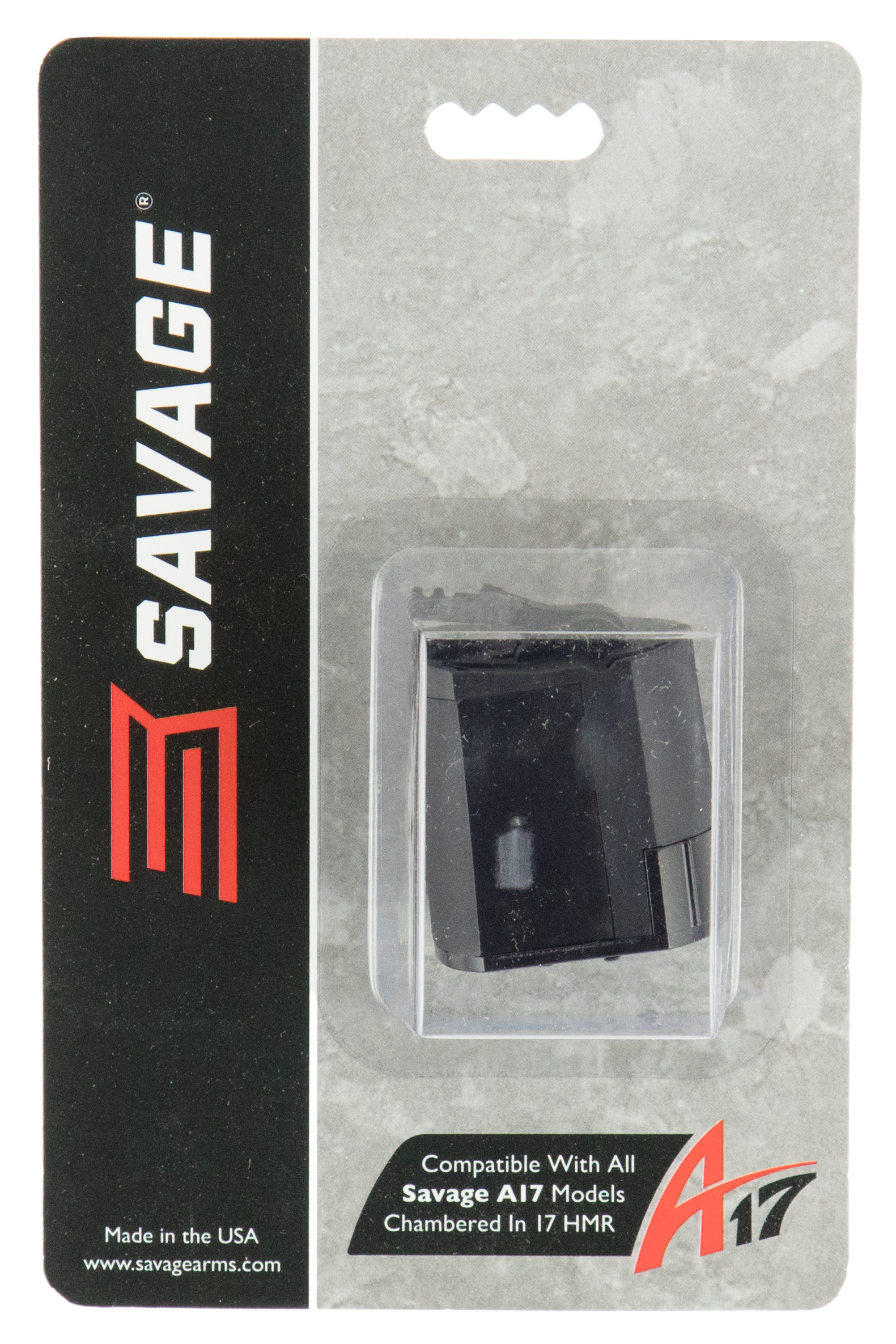 Savage Arms Magazine Savage A17 17 Hornady Magnum Rimfire (HMR) 10-Round Polymer Black