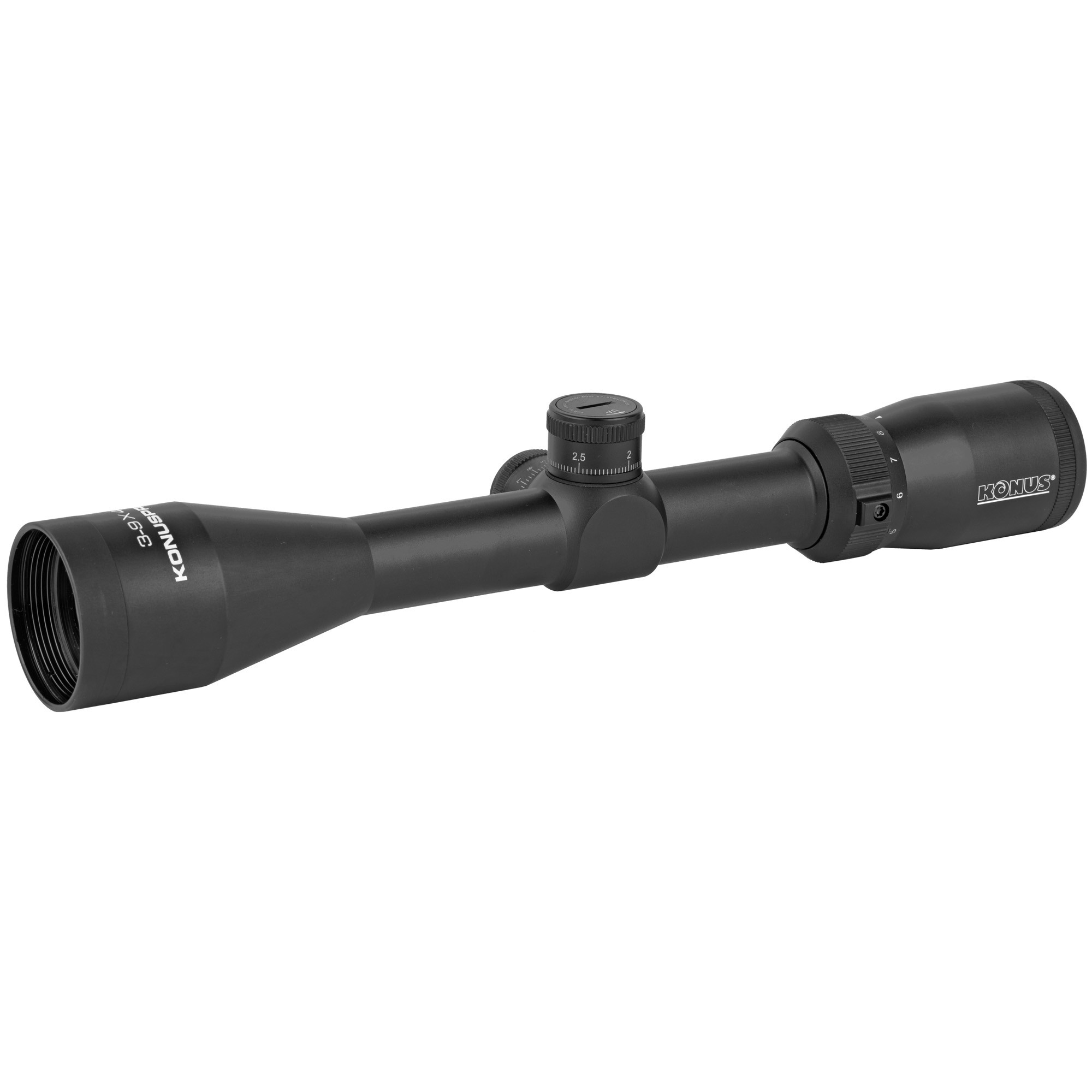 Konus 7225 Konus-BX 450 Bushmaster Matte Black 3-9x 40mm 1" Tube 30/30 Duplex Reticle