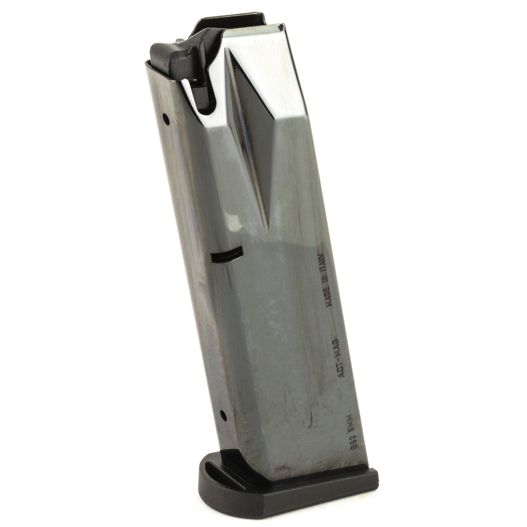 Armscor Magazine, ACT-MAG, Fits Beretta 92, 9MM, 15 Round, Blued Finish 49215