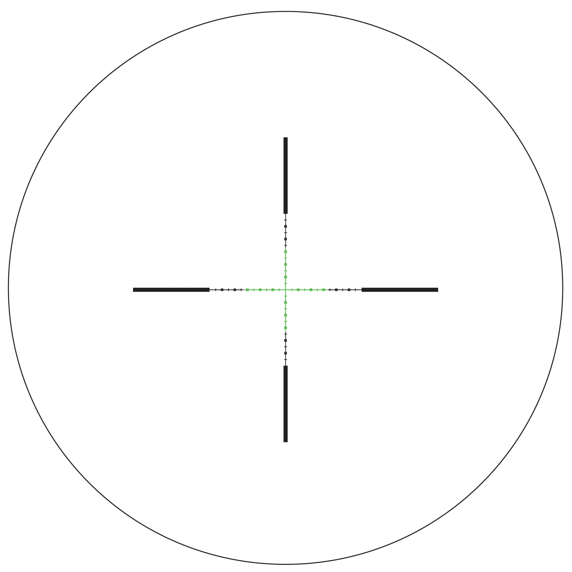 Trijicon 3-9x40 Credo Rifle Scope Matte Black, MIL-Square (Green)