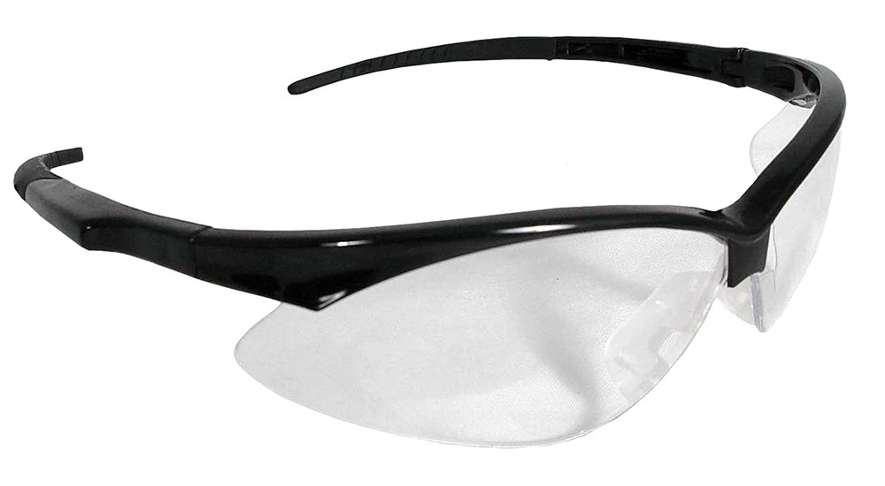 Radians OB0110CS Outback Shooting Glasses Adult Clear Lens Anti-Fog Black Frame