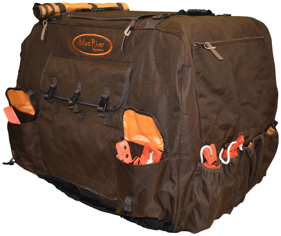 Mud River MRM1556 Dixie Insulated Kennel Cover Brown Polyester L-Extended 37" x 26" x 28.5"