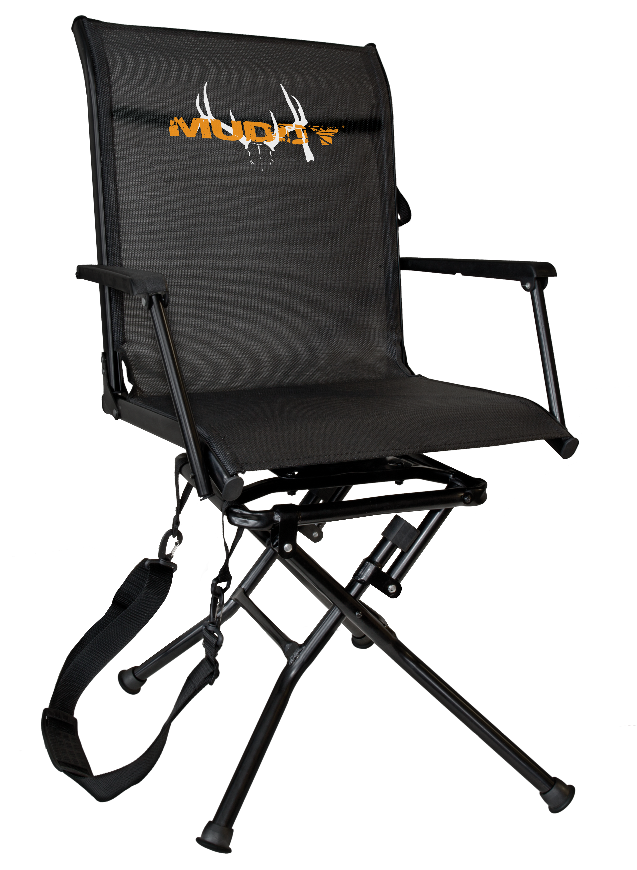 Muddy MUDMGS400 Swivel EaseGround Seat Black Steel