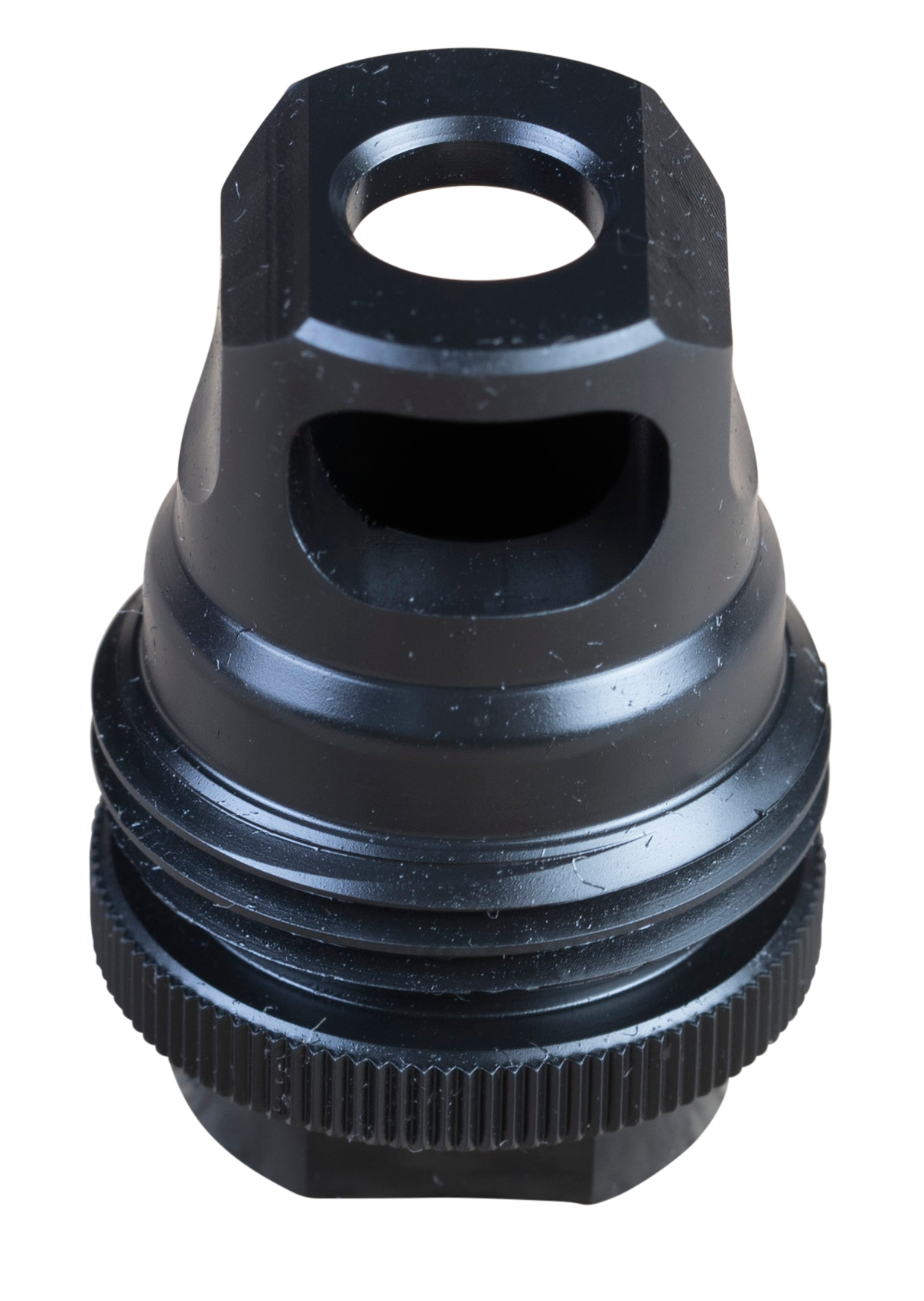 SilencerCo AC2627 ASR Muzzle Brake Black Steel with 5/8"-24 tpi Threads & Single Port for 30 Cal