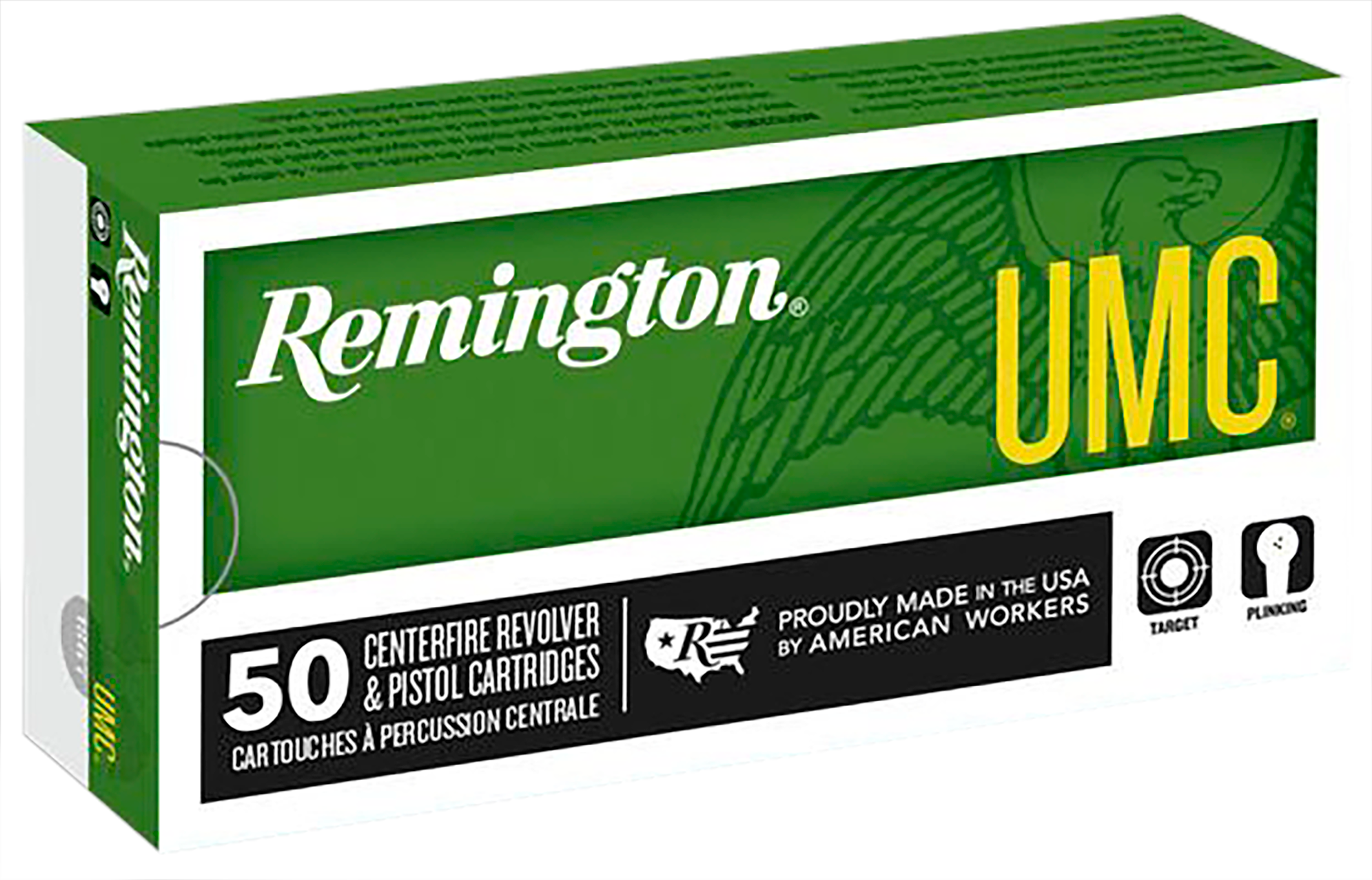 Remington Ammunition 23746 UMC Target 40 S&W 165 gr FMJ50rd Bx