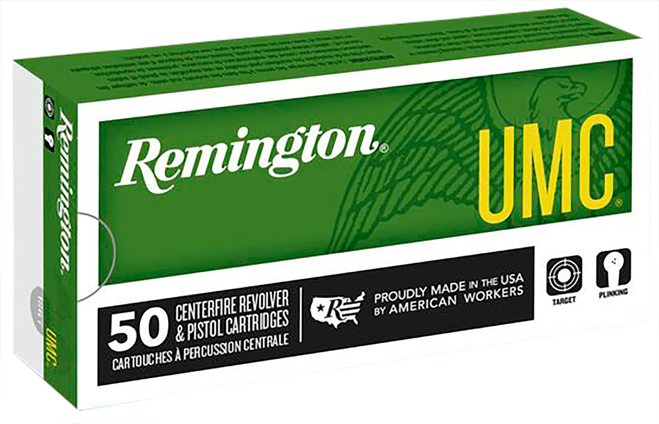 Remington Ammunition 23728 UMC Target 9mm Luger 115 gr FMJ50rd Bx