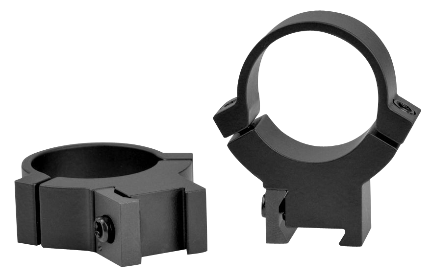 Warne .22 Fixed 1" Rings Matte, High, Fits 3/8" & 11mm Dovetail Grooved Receivers
