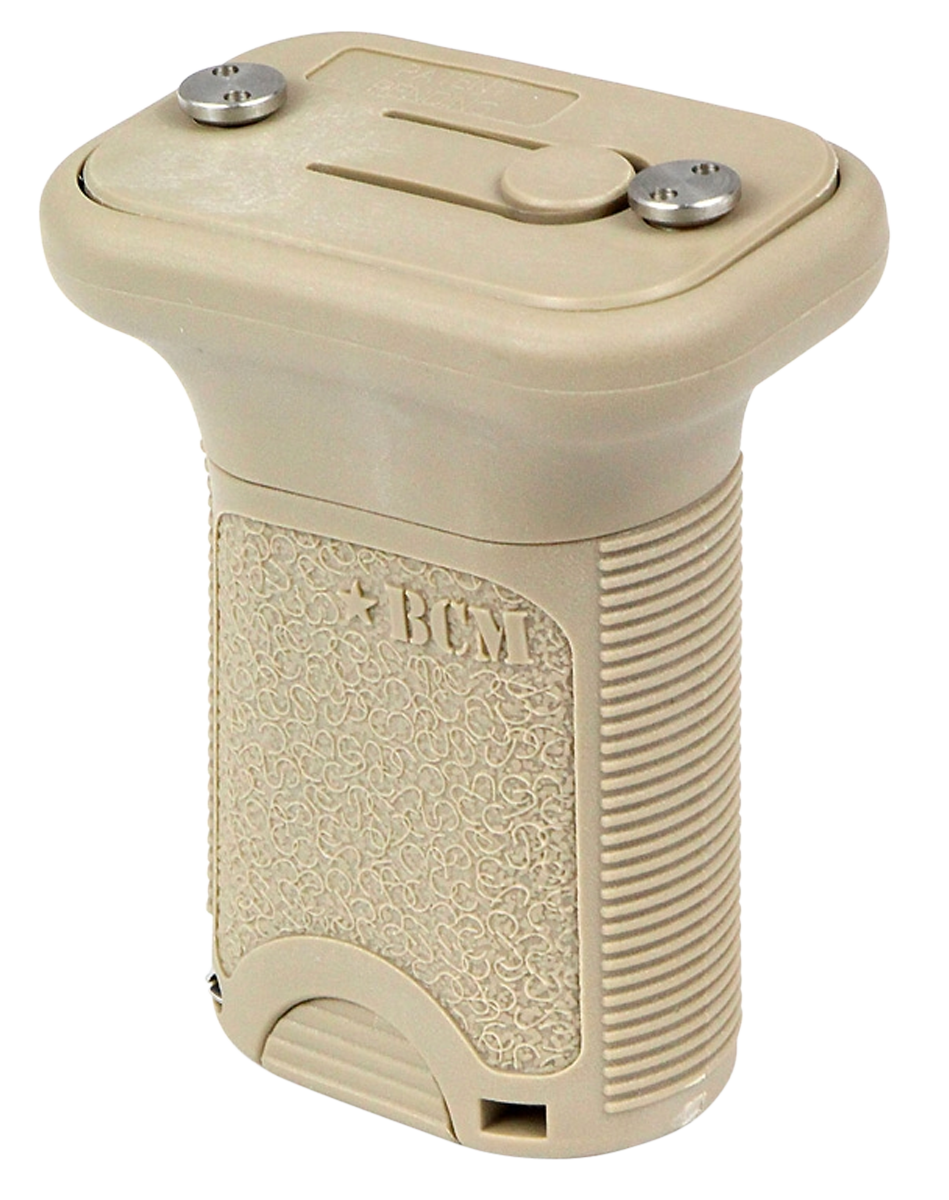 BCM VGSKMOD3FD BCMGunfighter Vertical Grip Mod 3 Made of Polymer With Flat Dark Earth Finish for KeyMod Rail