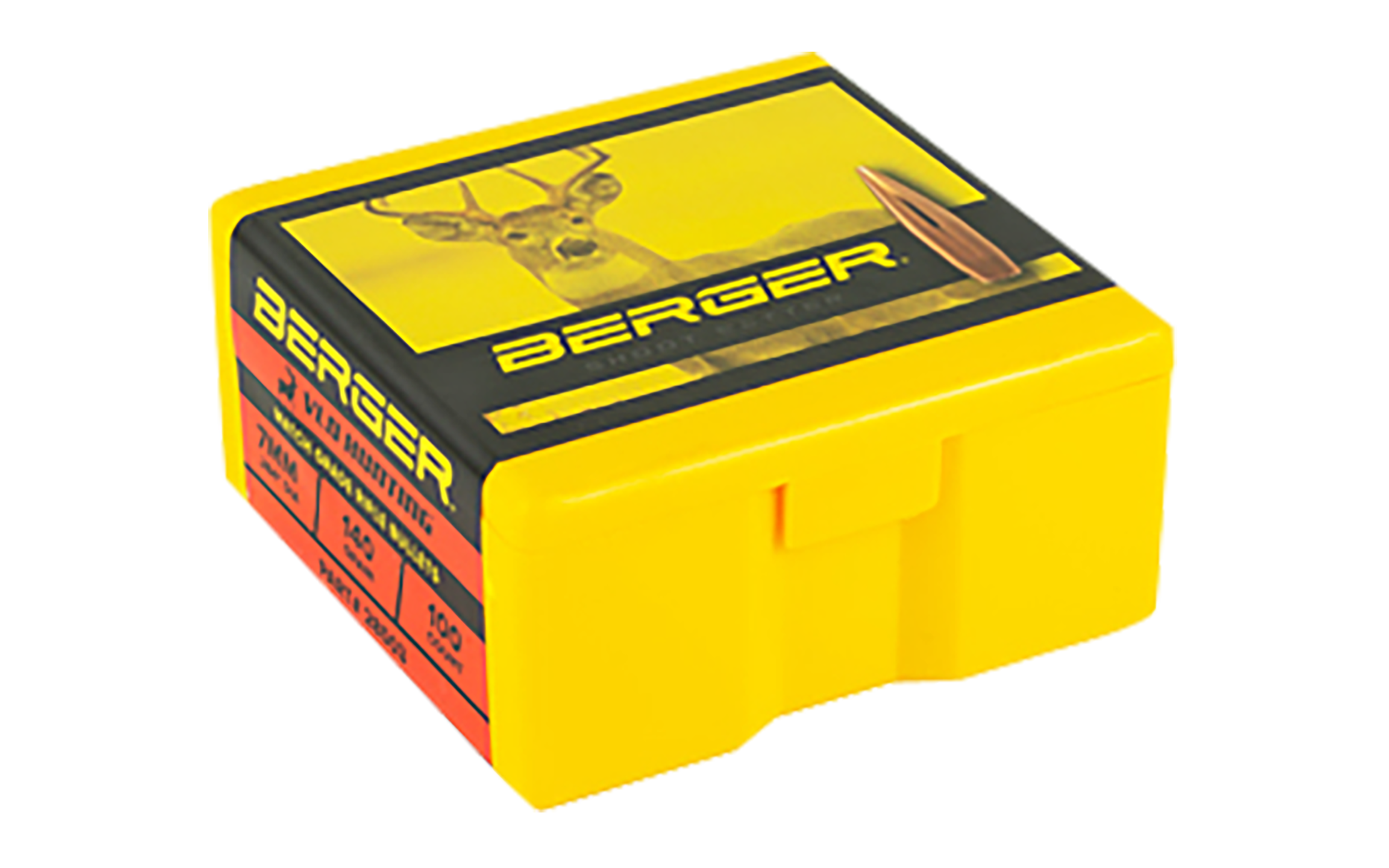 Berger Hunting Bullets 284 Caliber, 7mm (284 Diameter) 140 Grain VLD Hollow Point Boat Tail