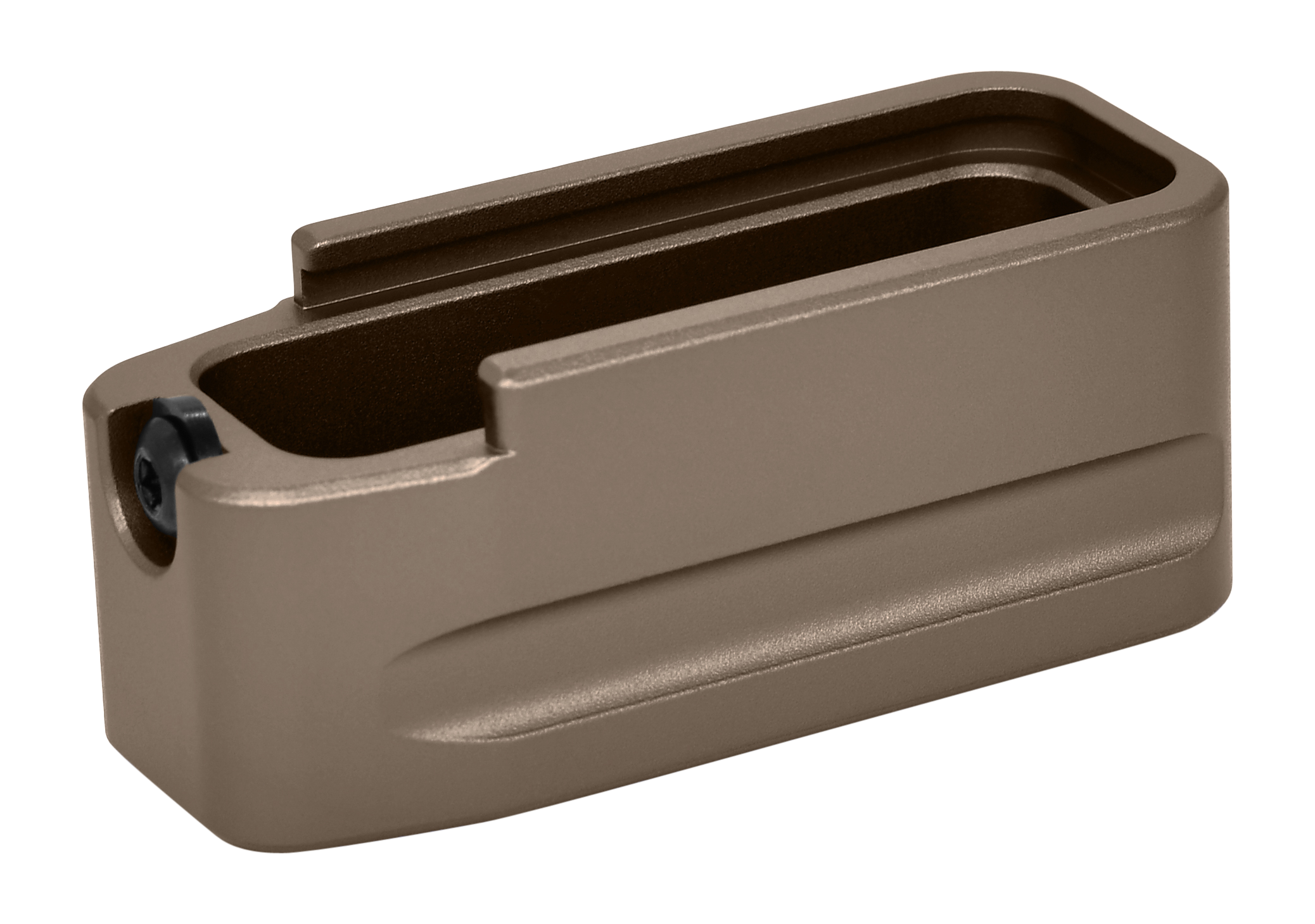 Warne 5003 Extension PMAG 556 5rd Compatible w/ PMAG 30 Round Magazines Flat Dark Earth Hardcoat Anodized Aluminum
