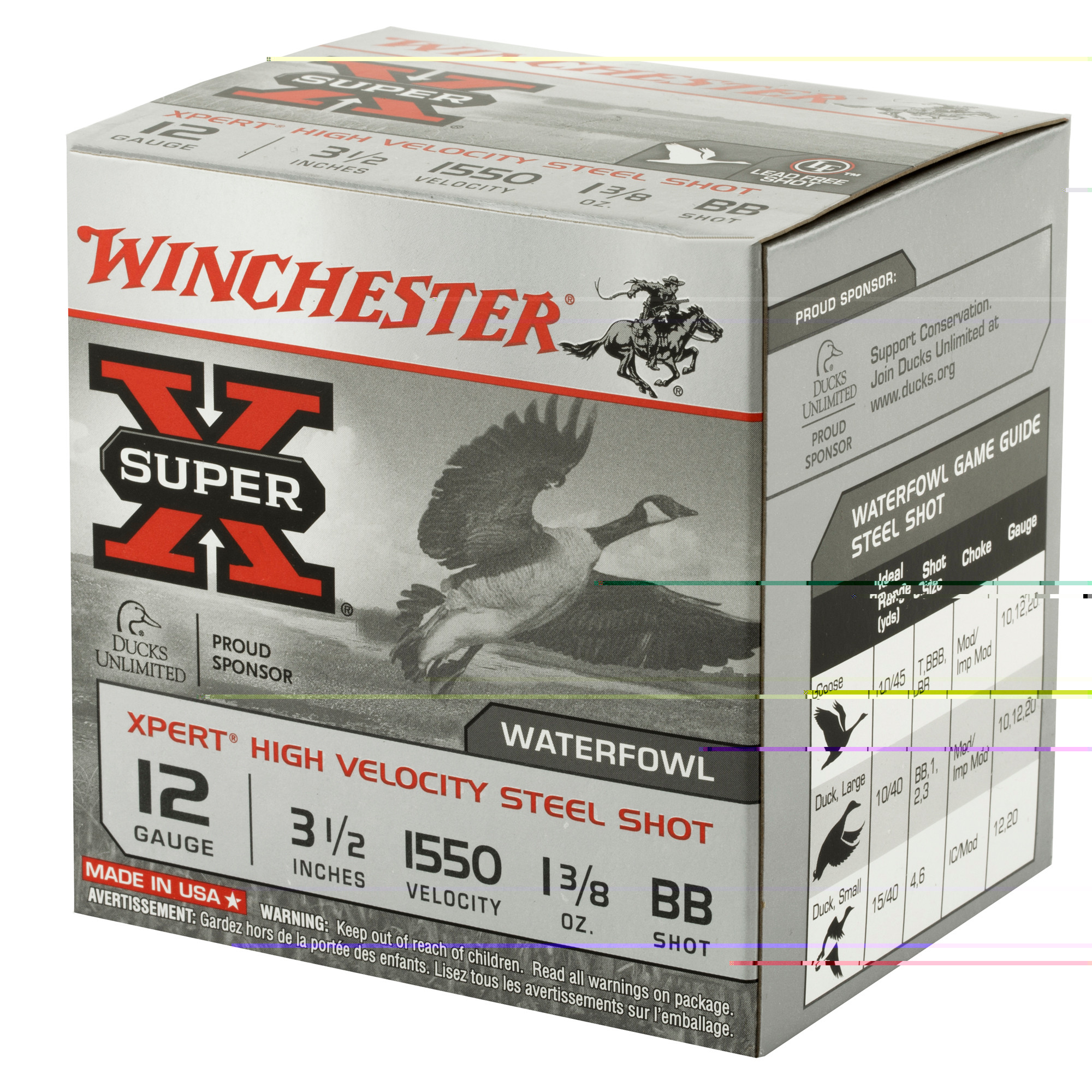 Winchester Xpert High Velocity Ammunition 12 Gauge Non-Toxic Steel Shot