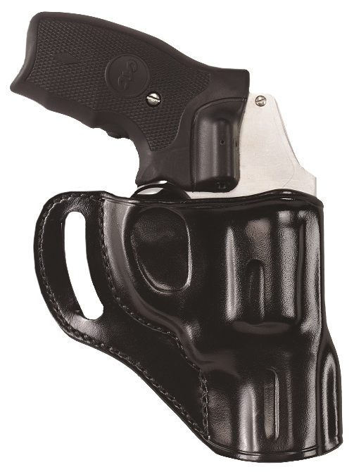Galco HT158B HornetOWB Black Leather Belt Slide Fits S&W J Frame Fits 2" Barrel Right Hand