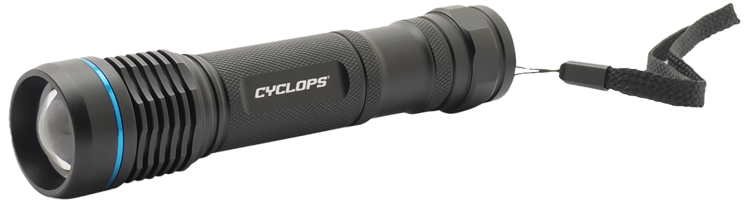 Cyclops CYCFLS700 Steropes 700Black Anodized Aluminum White Cree LED 400/700 Lumens 220 Meters Range