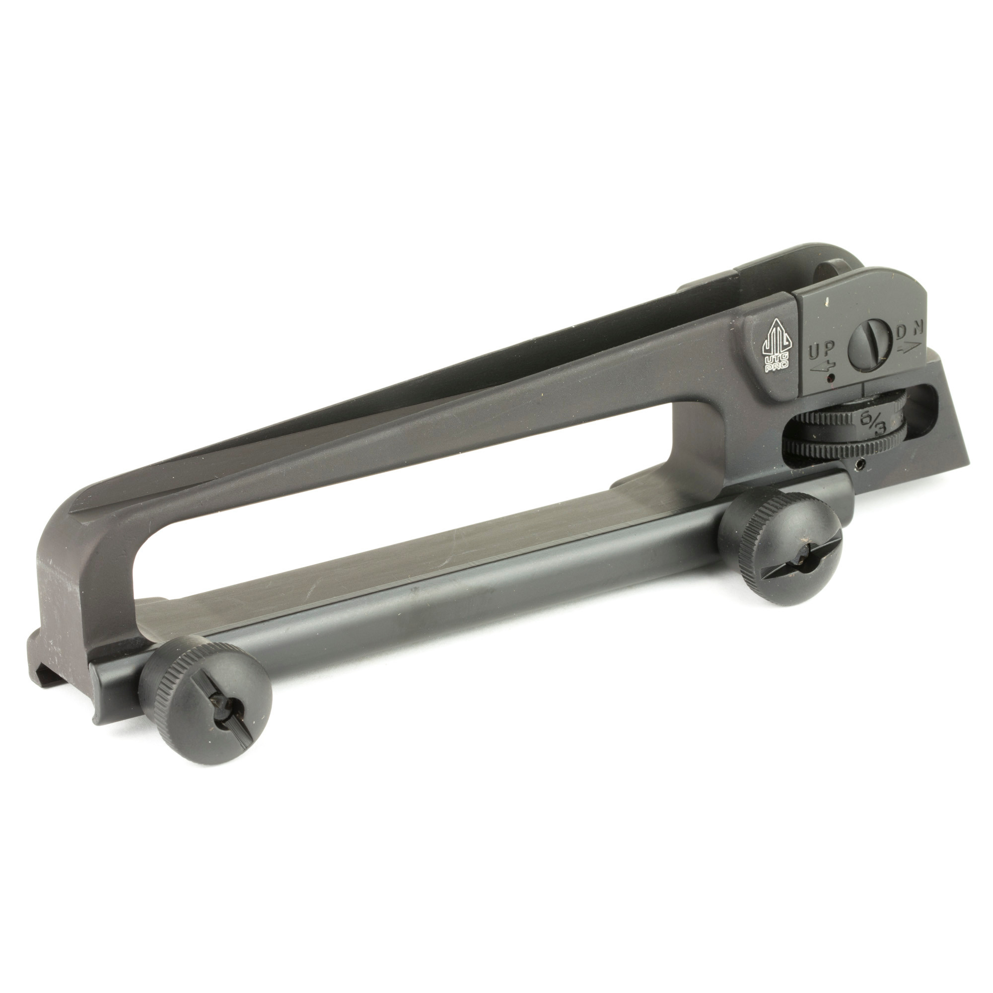 UTG Pro TLURS001 Mil-Spec Carry Handle/Sight Black Hardcoat Anodized 7075-T6 Aluminum AR-15