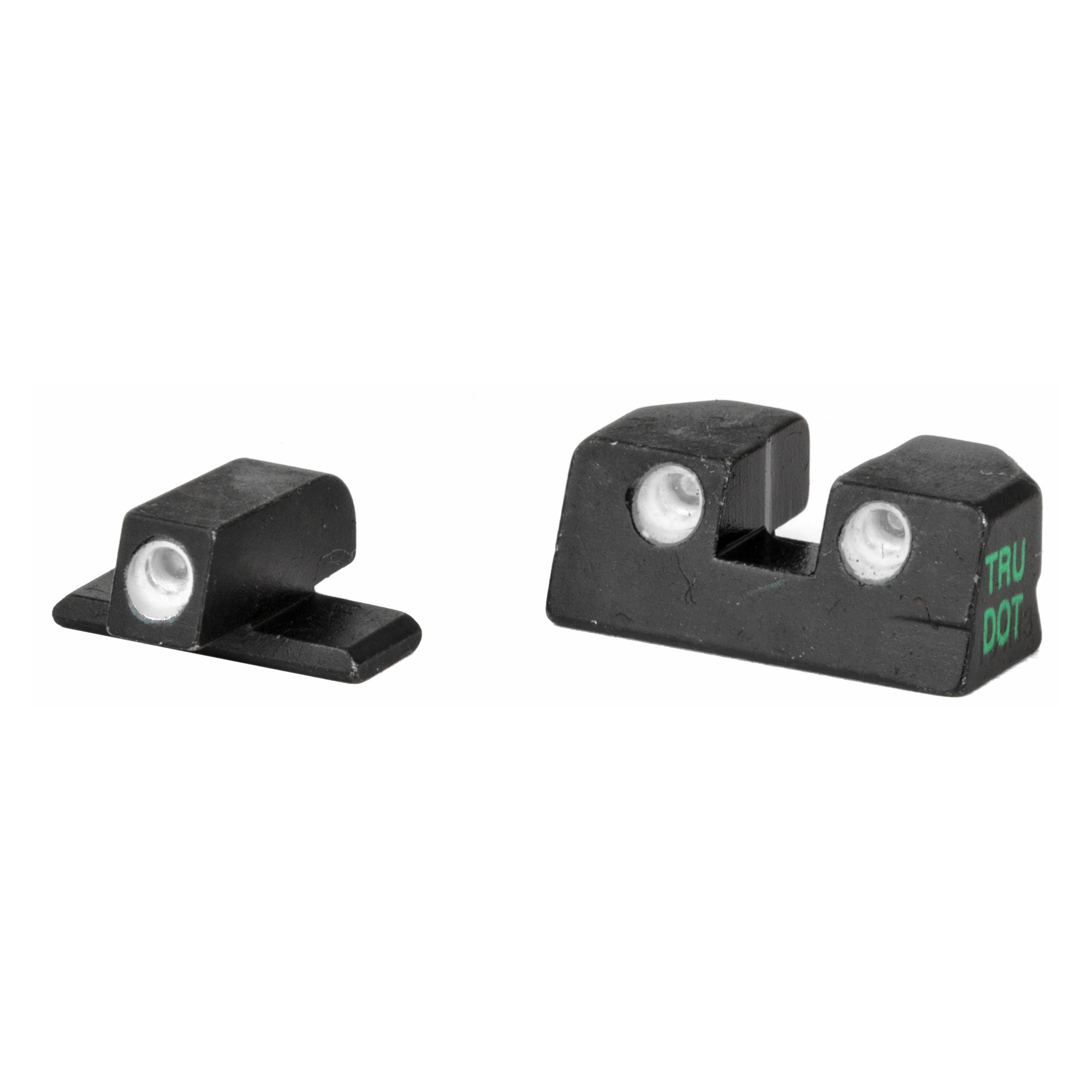 Meprolight USA 101103301 Tru-DotBlack | Green Tritium Front Sight Orange Tritium Rear Sight Set