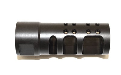 Spikes Tactical SBV1065 R2 Muzzle Brake Black Nitride 416R Stainless Steel with 1/2"-28 tpi Threads for 5.56x45mm NATO