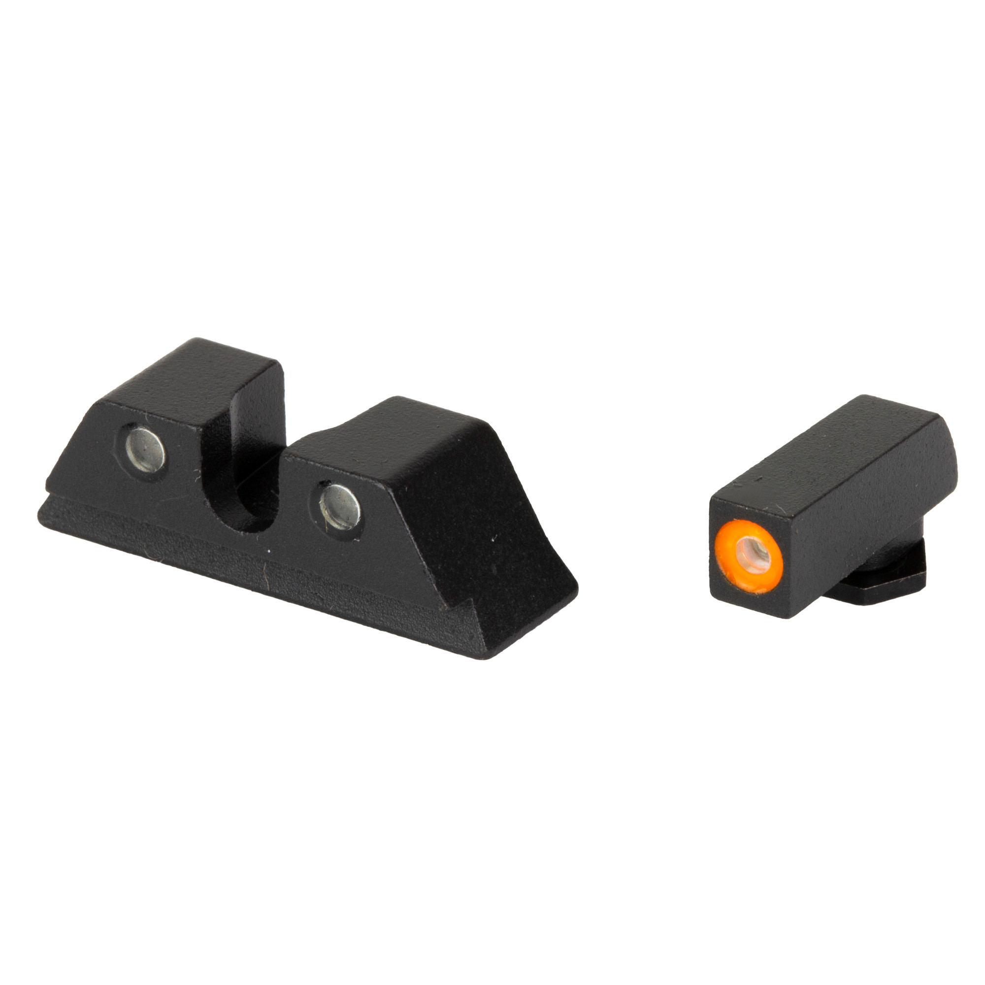 Meprolight USA 466703131 Hyper-BrightBlack | Green Tritium with Orange Outline Front Sight Green Tritium with Black Outline Rear Sight Set