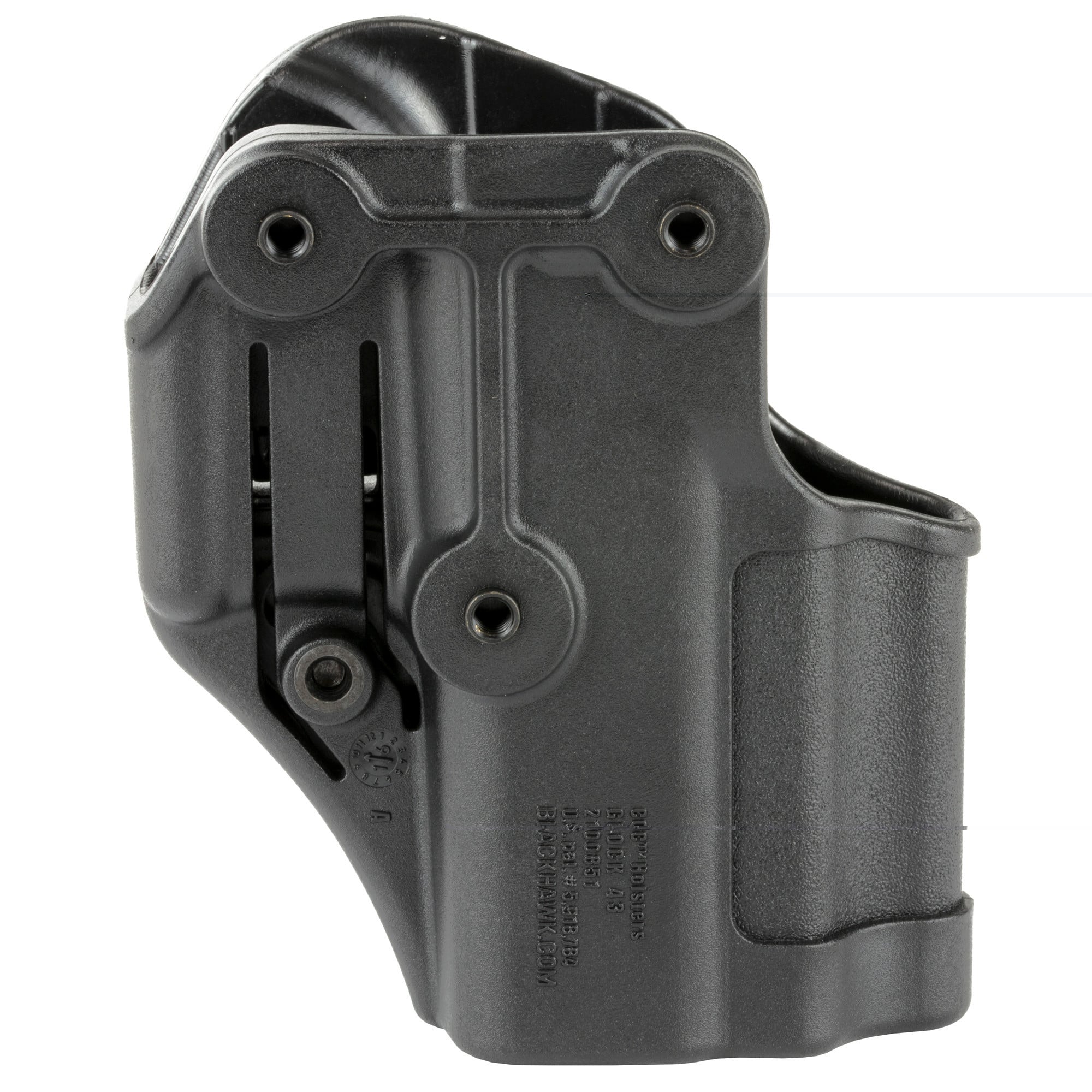 Blackhawk 410568BKL Serpa CQCOWB Size 68 Matte Black Polymer Belt Loop/Paddle Fits Glock 43 Left Hand