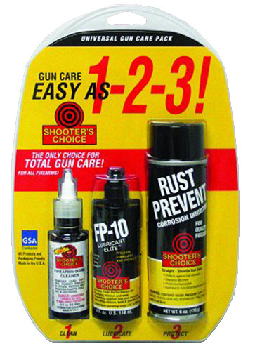 Shooters Choice CLP01 CLP-01 Combo Pack Bore Cleaner/FP-10 Lube/Rust Prevention