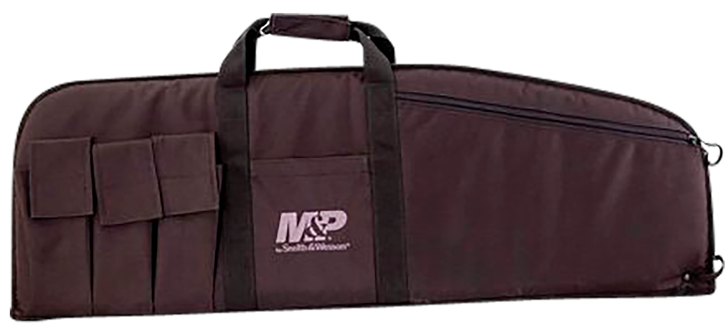 M&P Accessories 110016 Duty Series Large Case 45" Black 5 Exterior Mag Pouches for Rifle/Shotgun