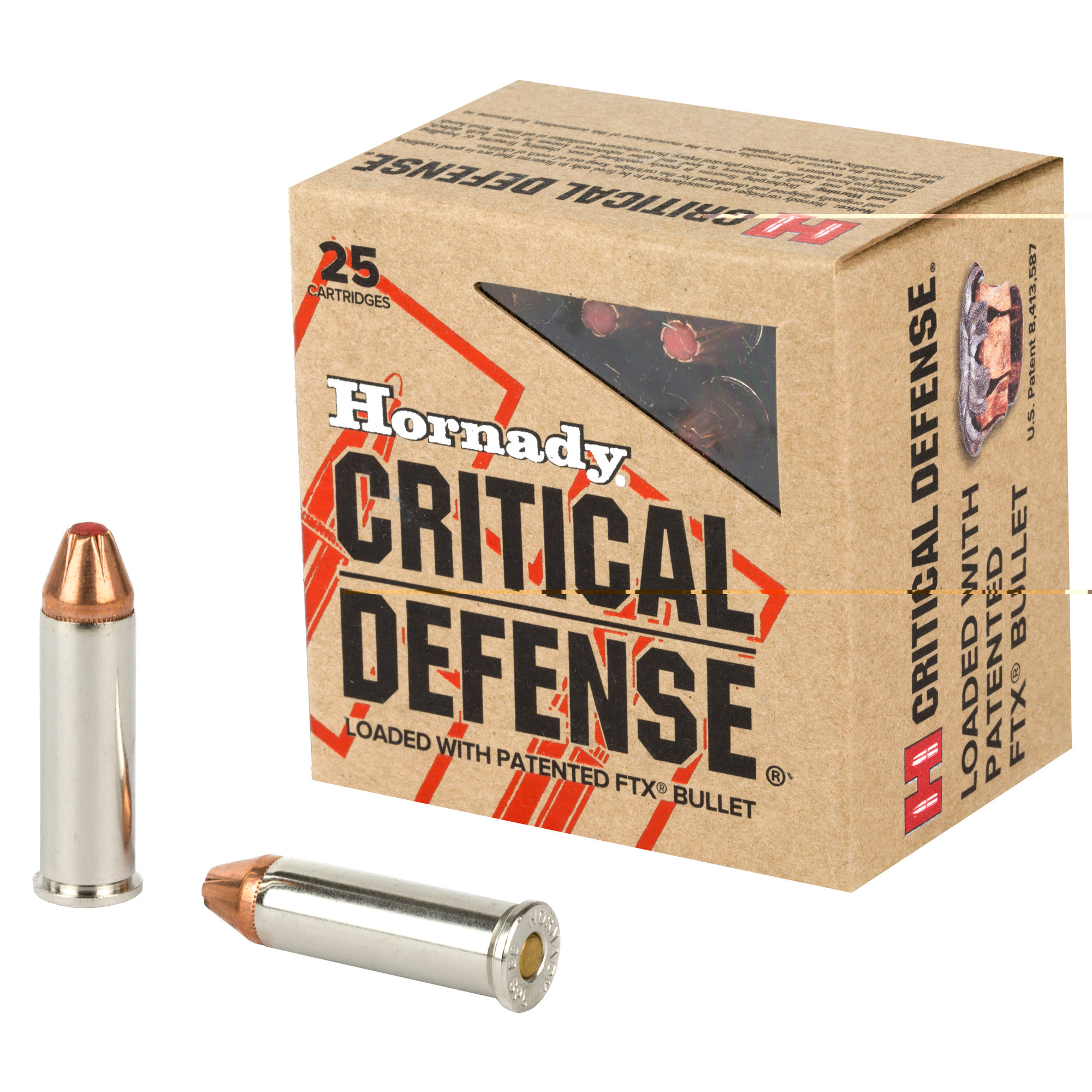 Hornady Critical Defense Ammunition 38 Special 110 Grain FTX Box of 25