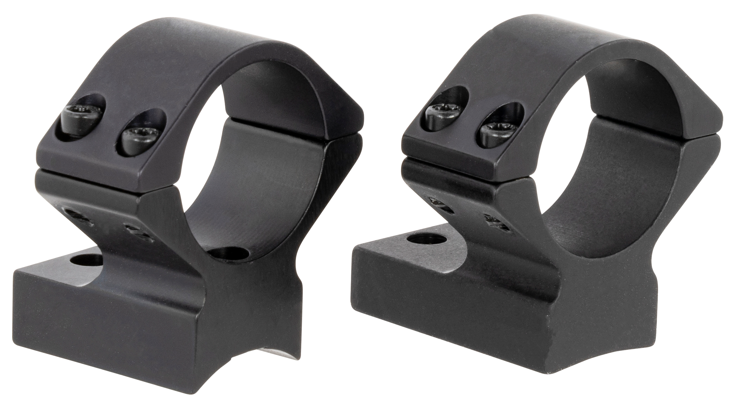 Talley Lightweight 2 Piece Scopemount w/ Integral 1" Rings Black Anodized, Low, Weatherby Mark V Non-Magnum (6 Lug)