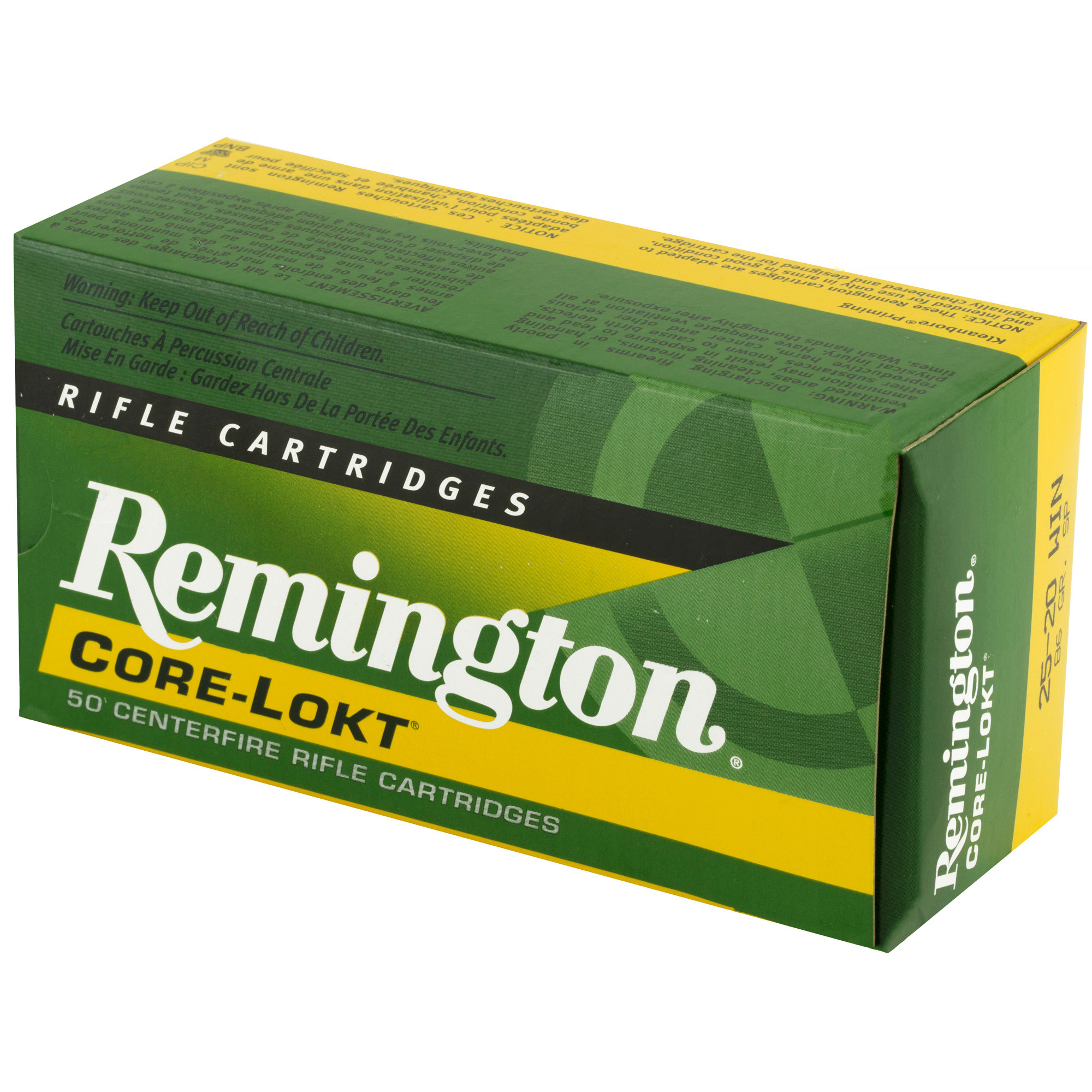 Remington Core-Lokt Ammunition 25-20 WCF 86 Grain Soft Point Box of 50