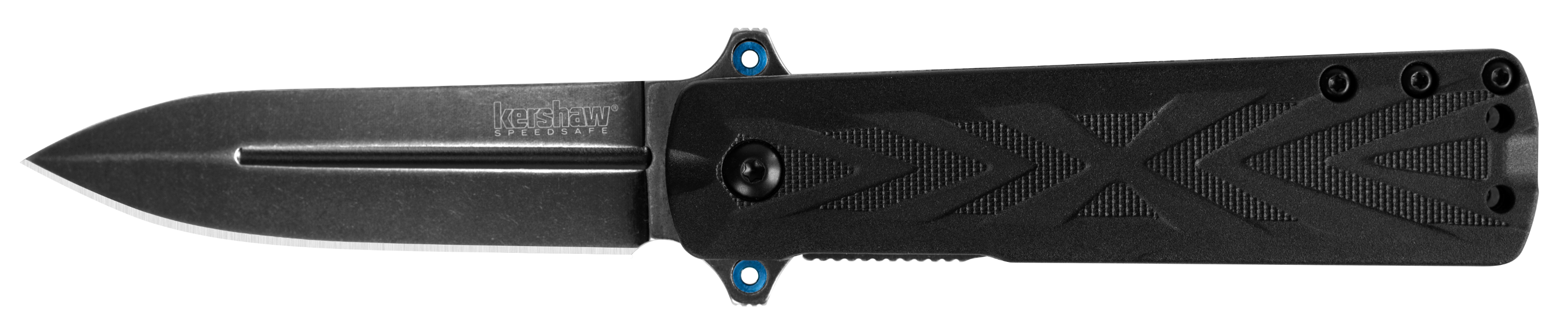 Kershaw 3960 Barstow3" Folding Spear Point Plain Black Oxide Blackwash 8Cr13MoV SS Blade Black Glass-Filled Nylon Handle Includes Pocket Clip