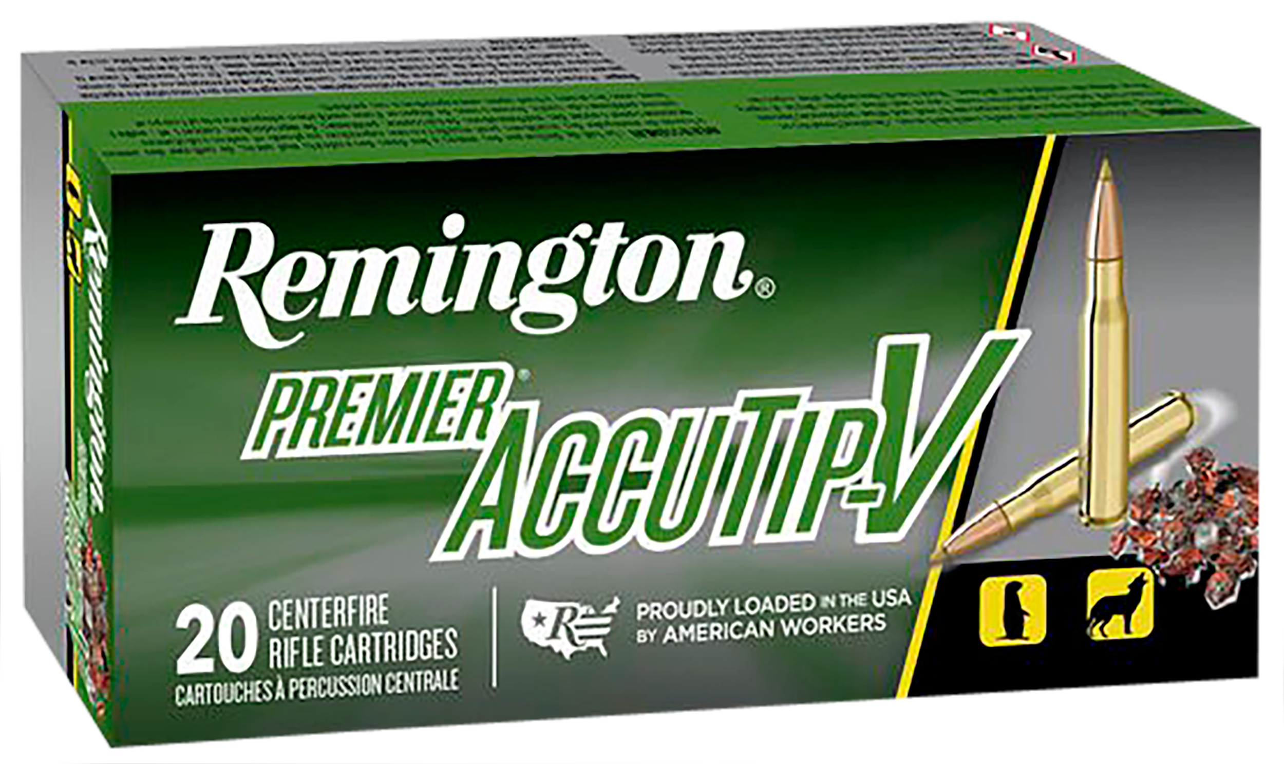 Remington Premier Varmint Ammunition 17 Remington Fireball 20 Grain AccuTip