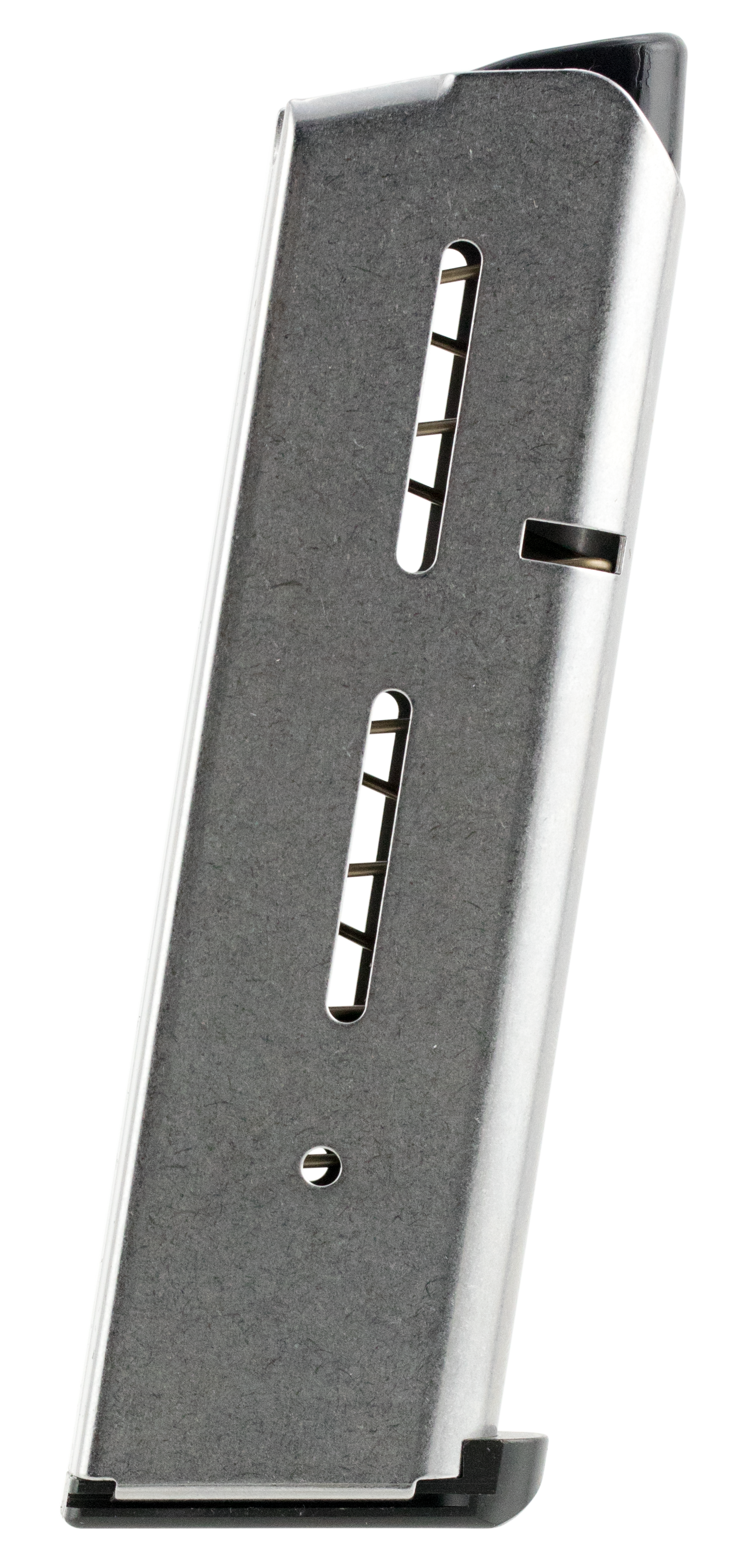 Wilson Combat Magazine 47 Series with Low Profile Steel Base Pad 1911 Government, Commander 45 ACP 8-Round Stainless Steel