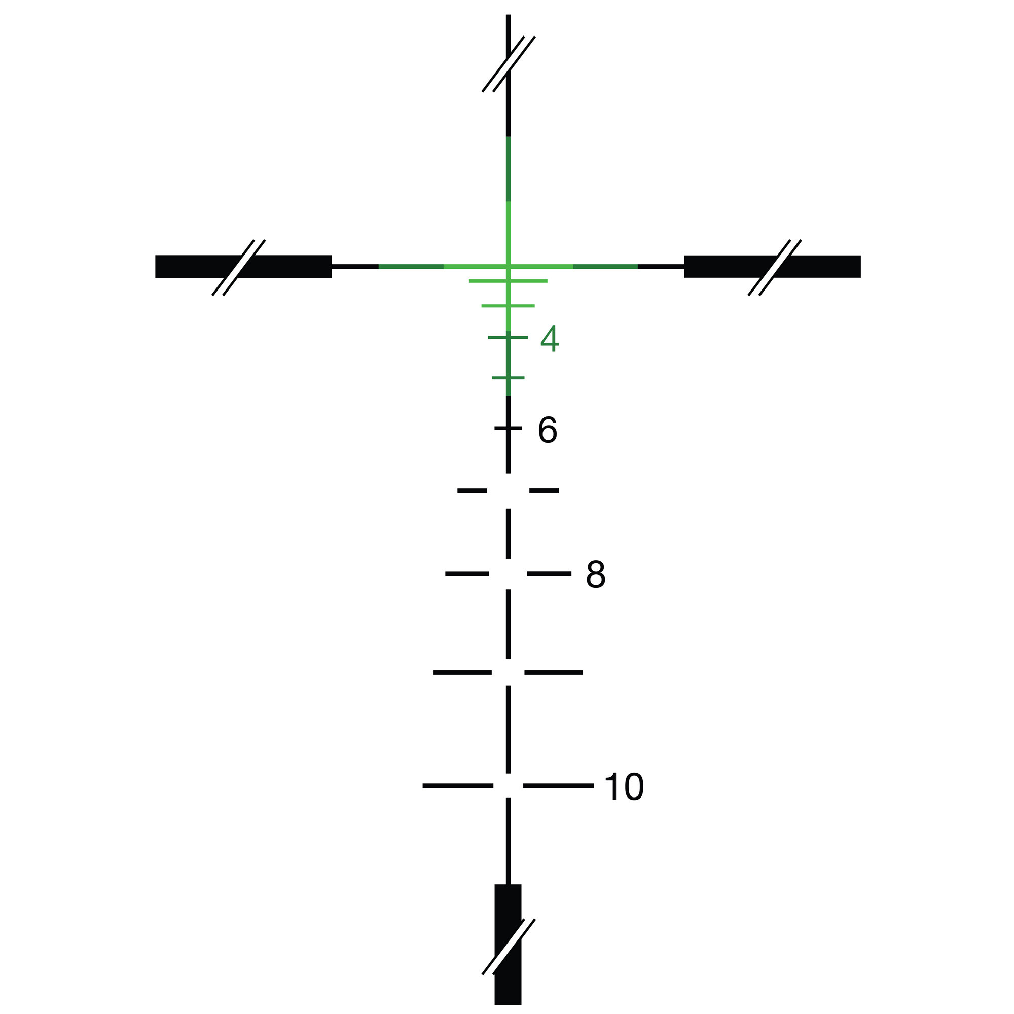 Trijicon 4x32 Acog ECOS Rifle Scope Flat Dark Earth, 5.56 Green Crosshair, 3.25 MOA Red Dot RMR