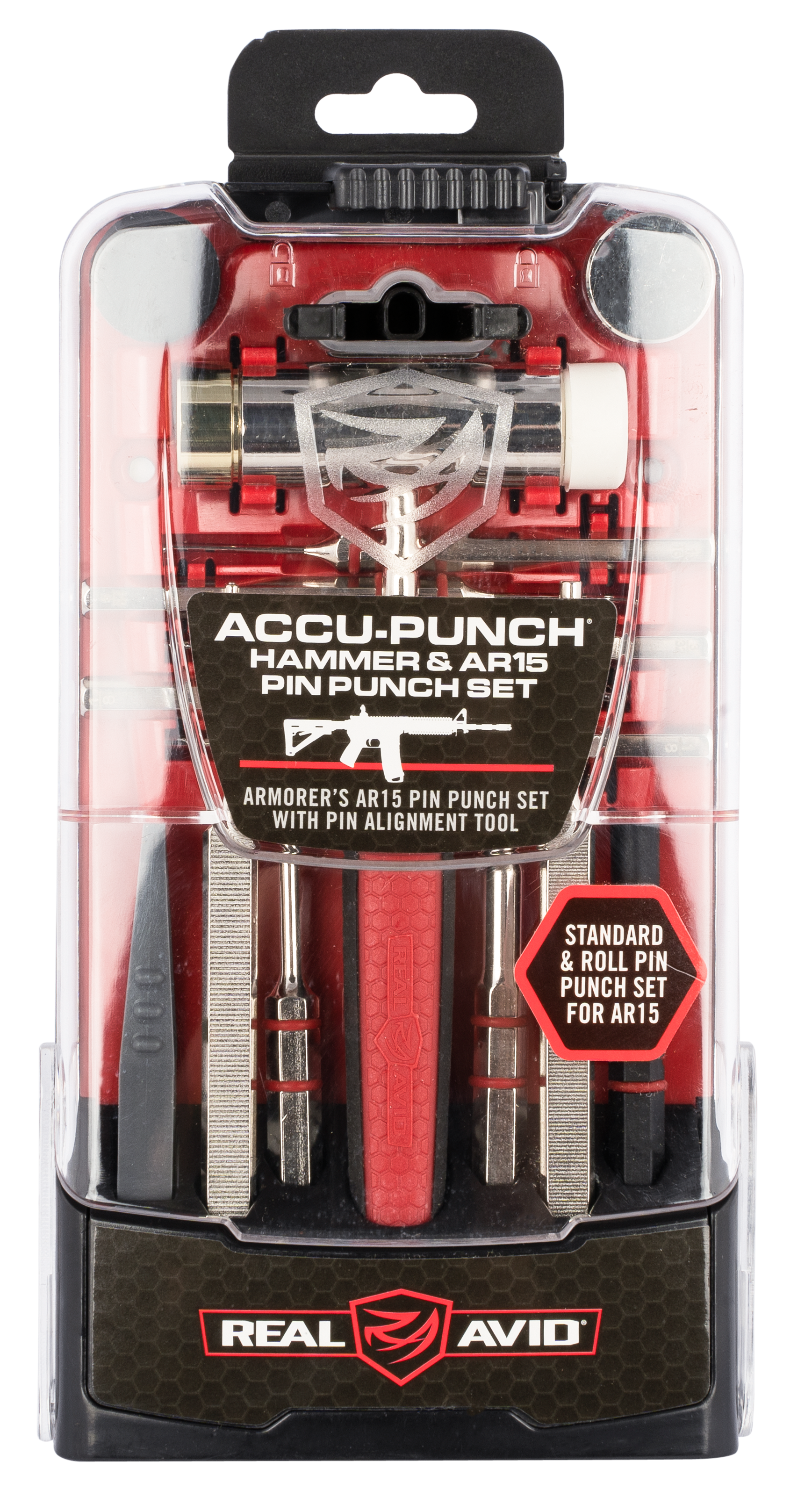 Real Avid Accu-Punch Hammer and AR-15 Pin Punch Set