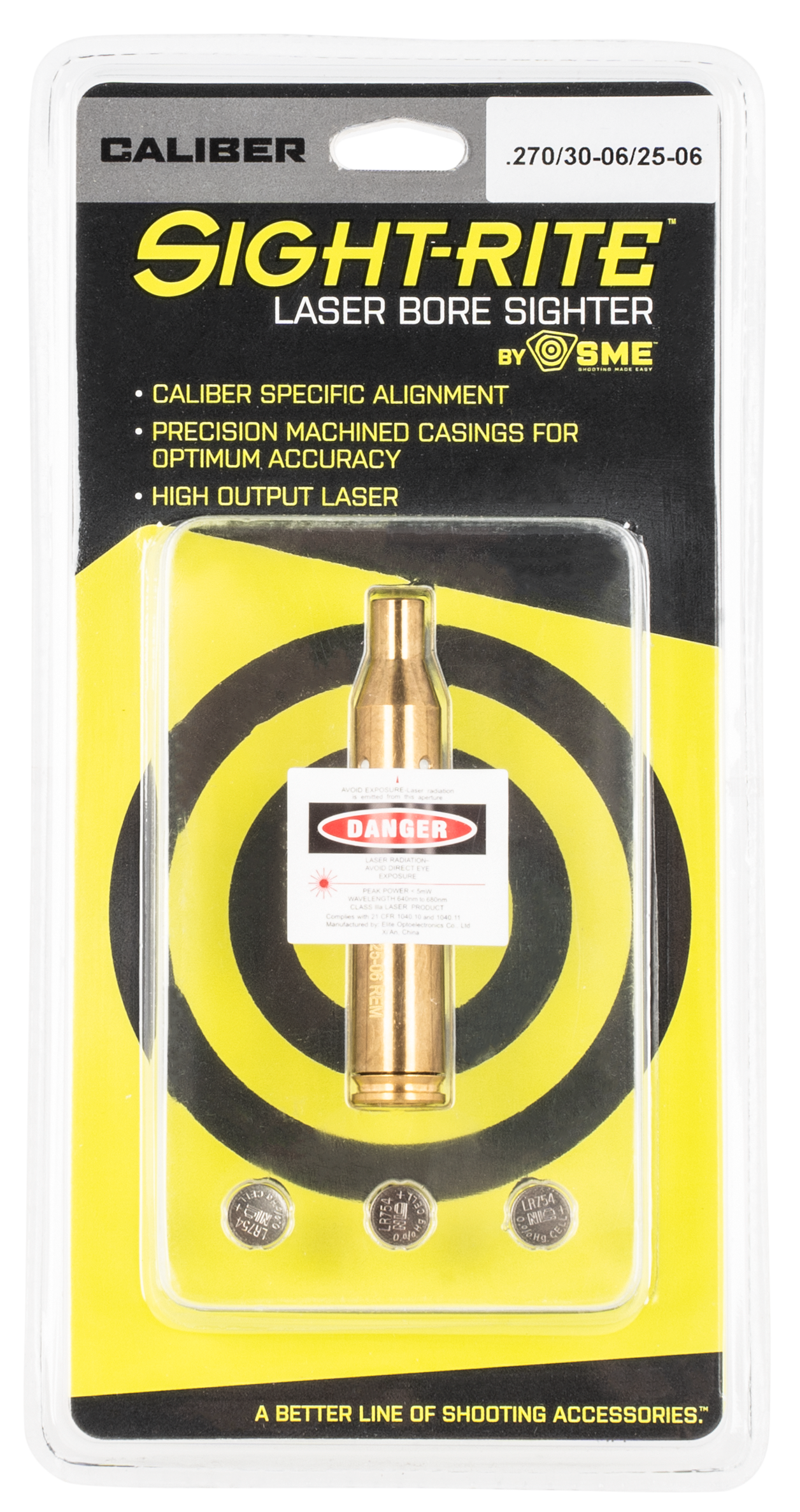 SSI Sight-Rite 25-06 Rem Bullet Laser Bore Sighting System Also works with 270 Win and 30-06 Sprg