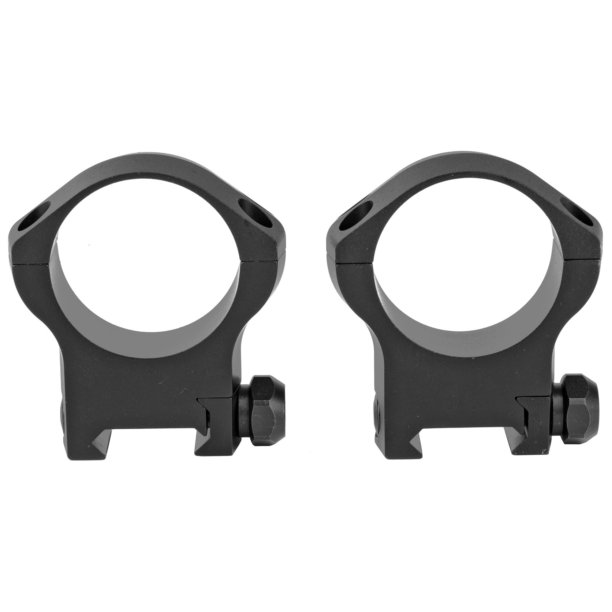 Warne 7242M Mountain Tech Scope Ring Set Fixed For Rifle Picatinny/Weaver High 35mm Tube Black Anodized Aluminum