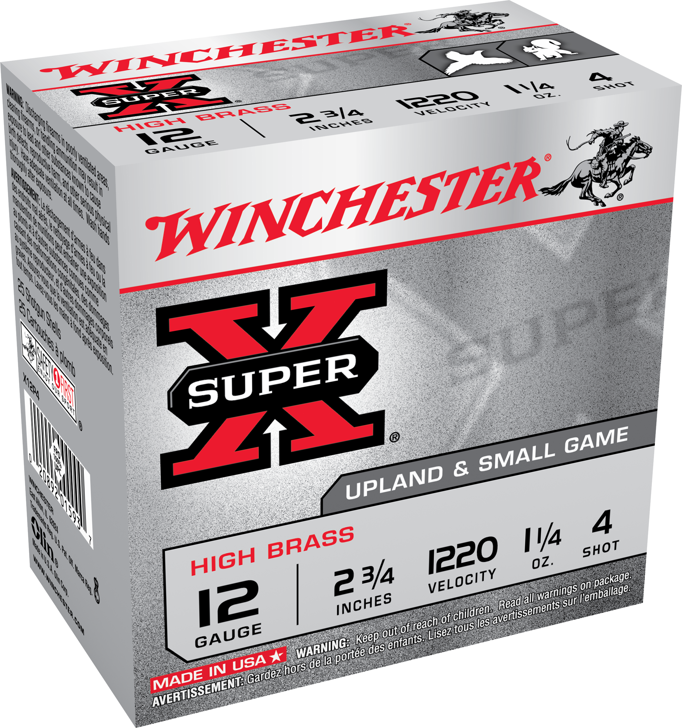 Winchester Super-X Pheasant Ammunition 12 Gauge 2-3/4" 1-1/4 oz #5 Shot Box of 25
