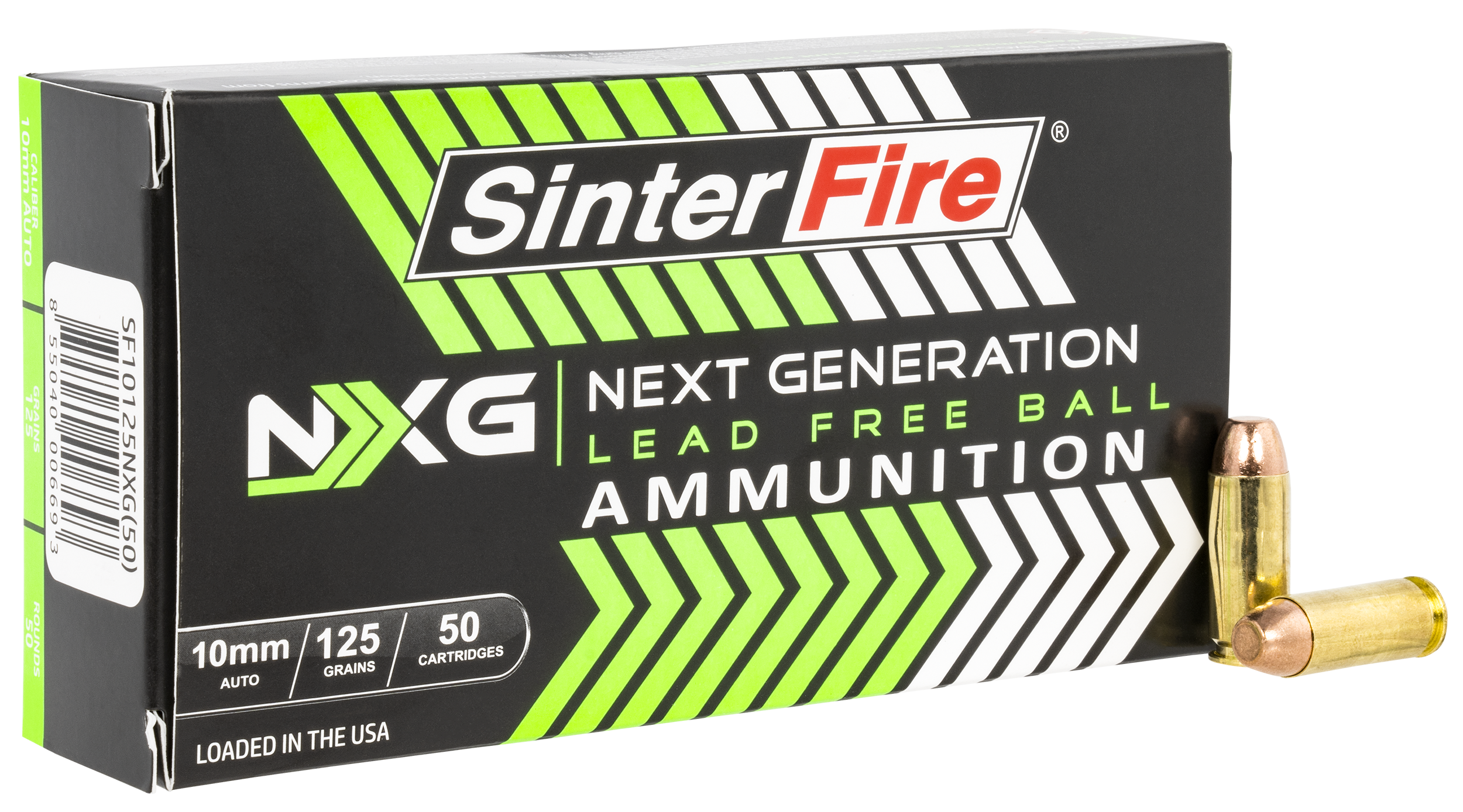 SinterFire Inc SF10125NXG Next Generation (NXG)10mm Auto 125 gr Lead Free Ball 50 Bx/20 Cs