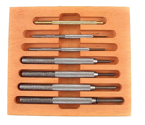 Lyman Gunsmith's Punch Set 7-Piece Brass and Steel
