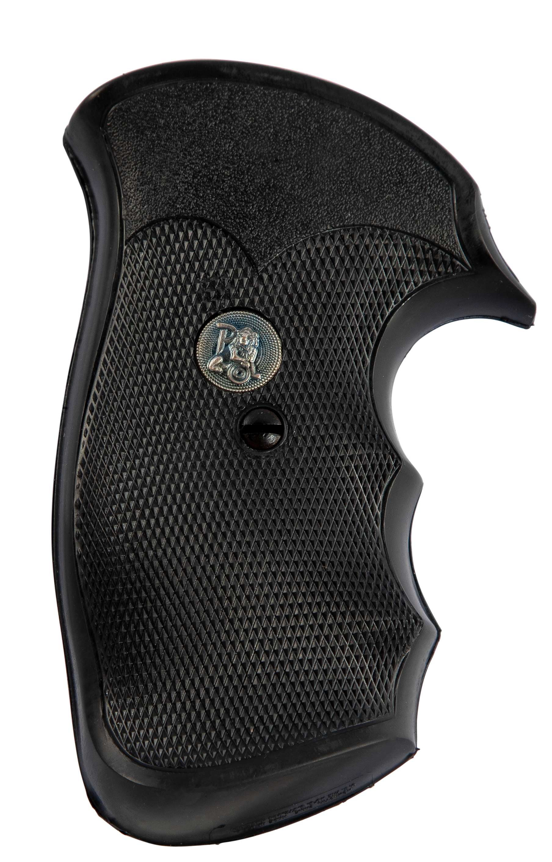 Pachmayr Gripper Decelerator Grips with Finger Grooves S&W N-Frame Square Butt Rubber Black