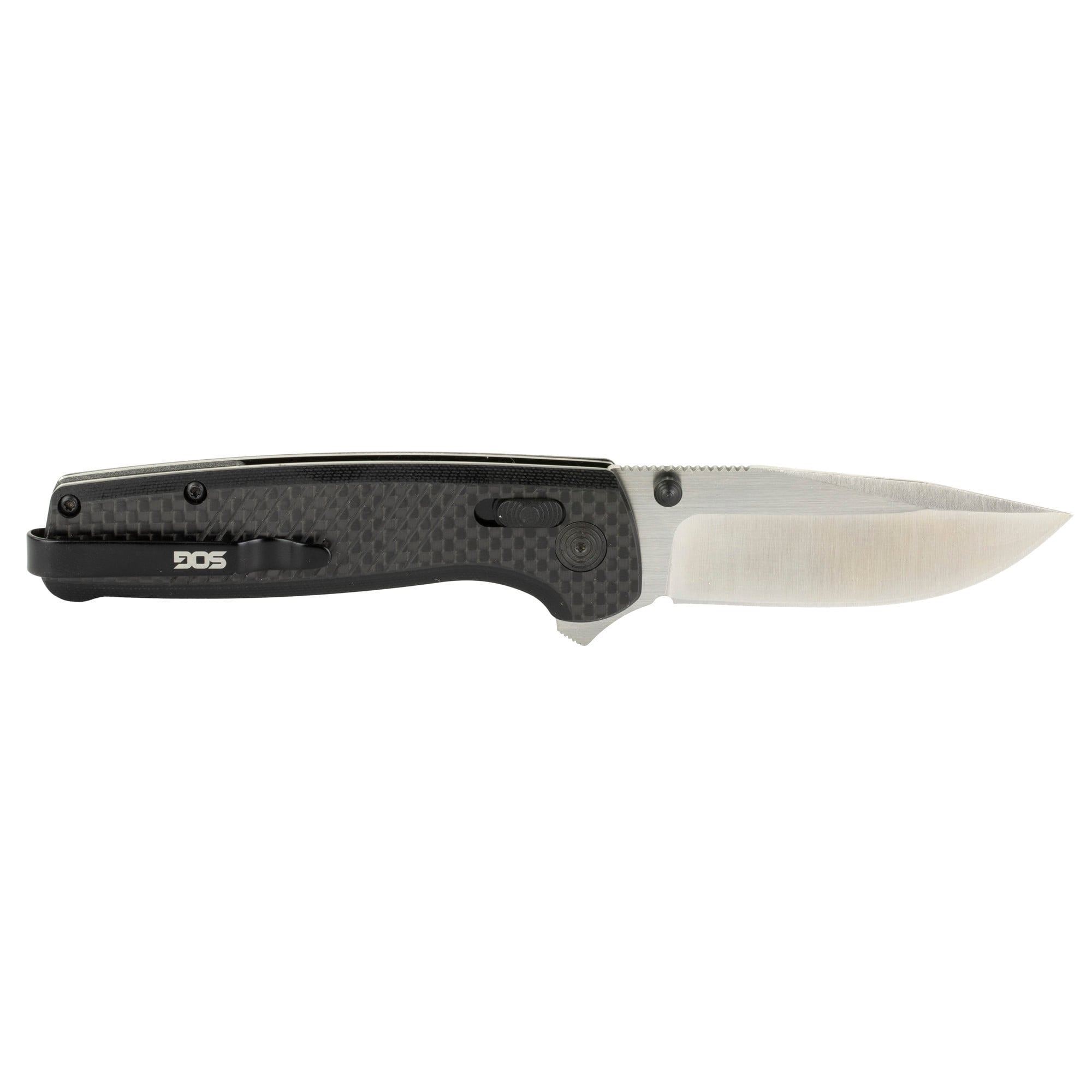 S.O.G SOGTM1025BX Terminus XR 2.95" Folding Clip Point Plain Satin CPM S35VN SS Blade Black G10/Carbon Fiber Handle Features Box Packaging Includes Belt Clip