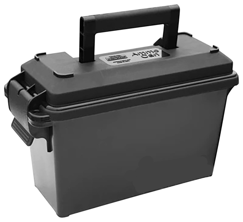 MTM Case-Gard AC30T40 Ammo Can Tall 30 Cal Black Polypropylene