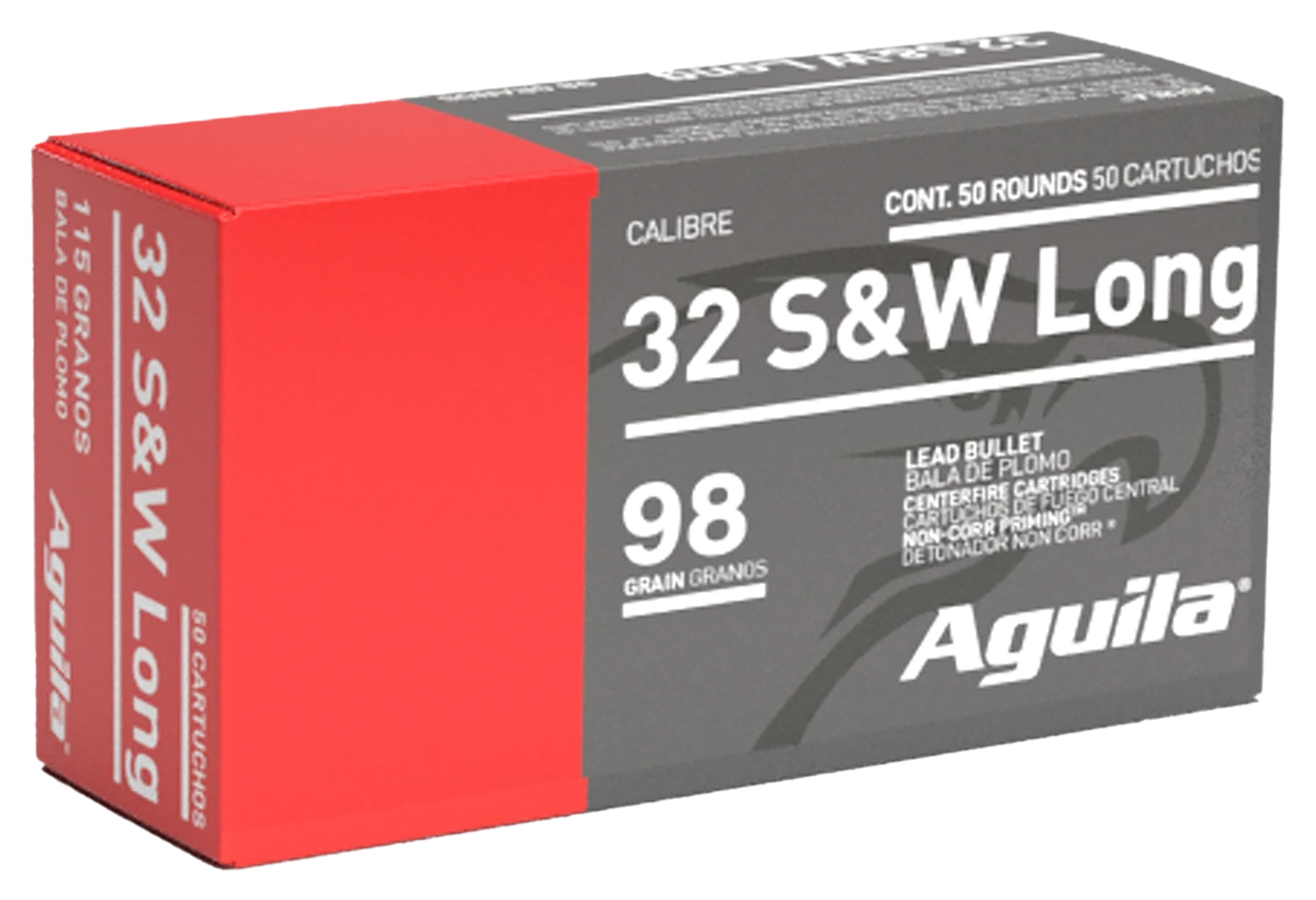 Aguila Ammunition 32 S&W Long 98 Grain Lead Round Nose