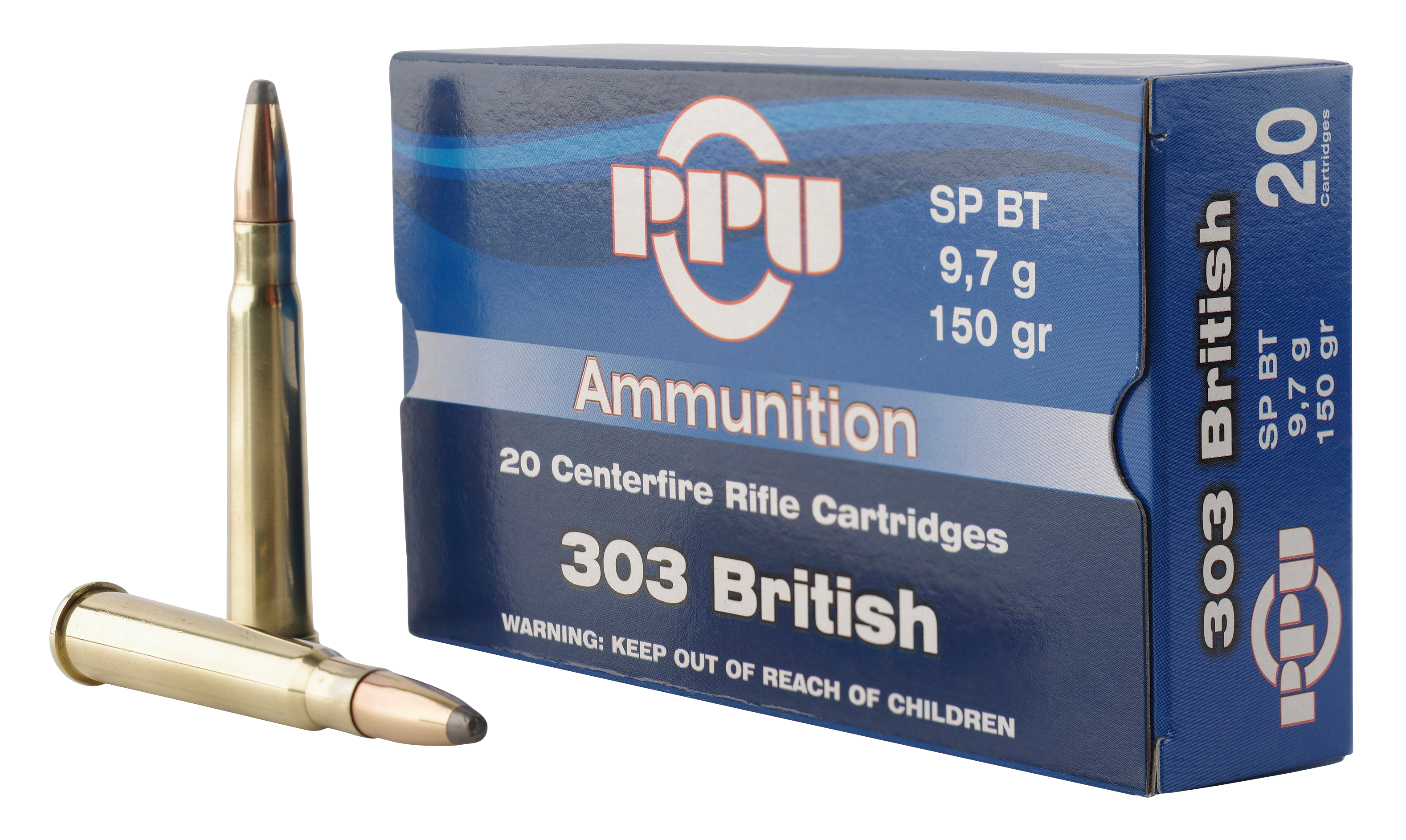 Prvi Partizan Ammunition 303 British 150 Grain Soft Point 20RD