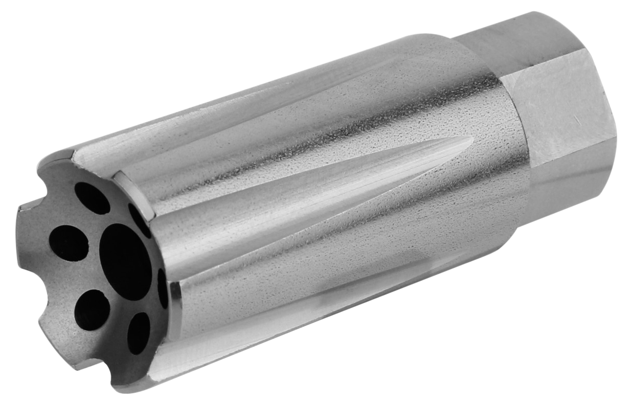 TacFireLinear CompensatorStainless Steel with 5/8"-24 tpi Threads 2.26" OAL .875" Diameter for 308 Win